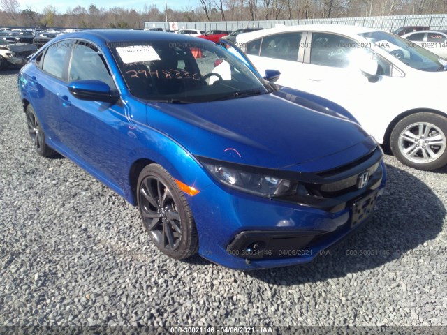 HONDA CIVIC SEDAN 2019 2hgfc2f80kh517583