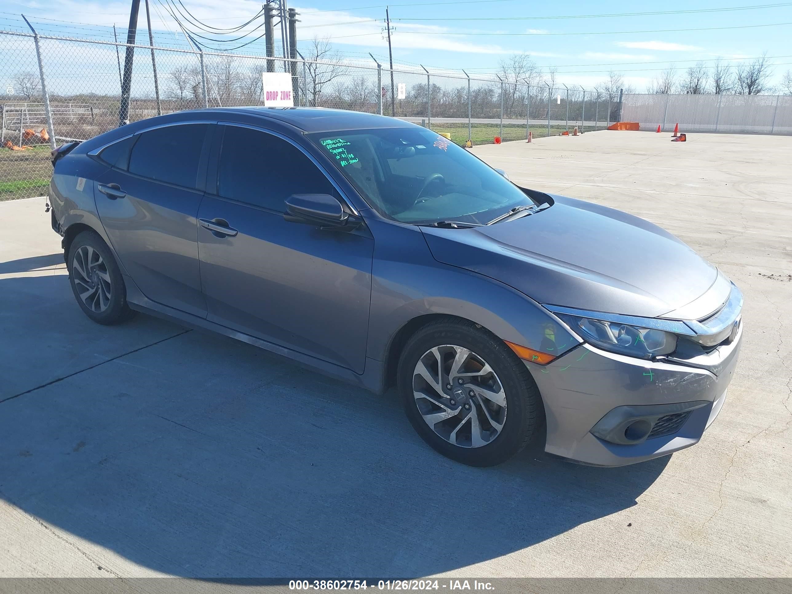 HONDA CIVIC 2016 2hgfc2f81gh504297