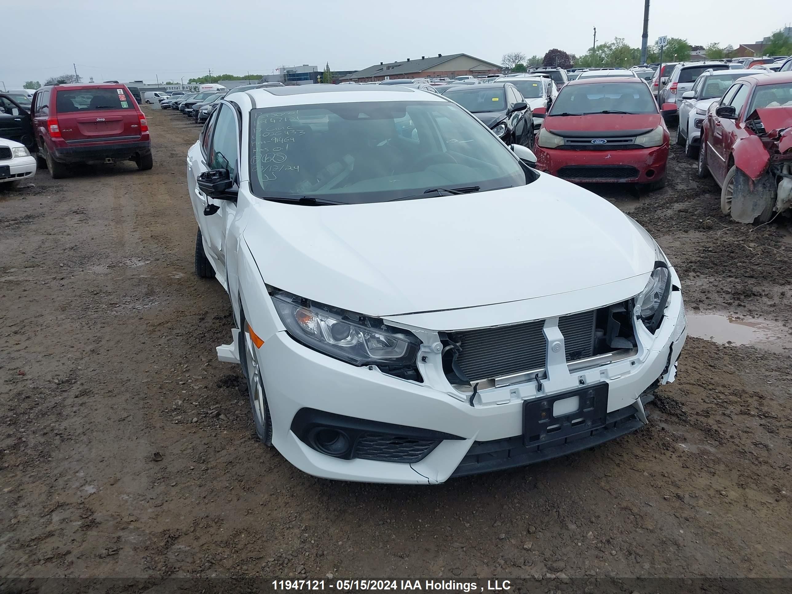 HONDA CIVIC 2017 2hgfc2f81hh026433