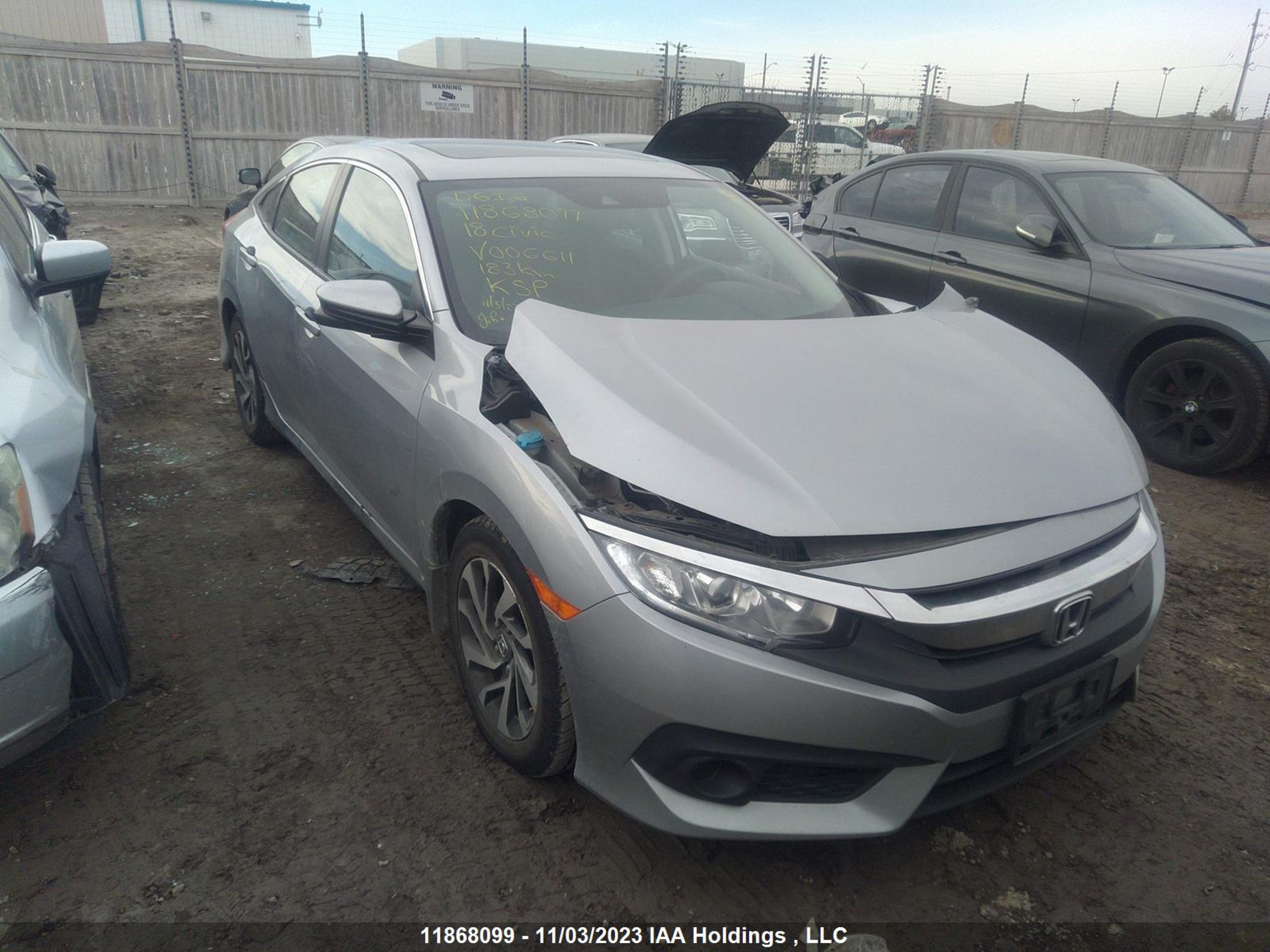 HONDA CIVIC 2018 2hgfc2f81jh006611