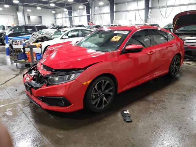 HONDA CIVIC 2019 2hgfc2f81kh526003