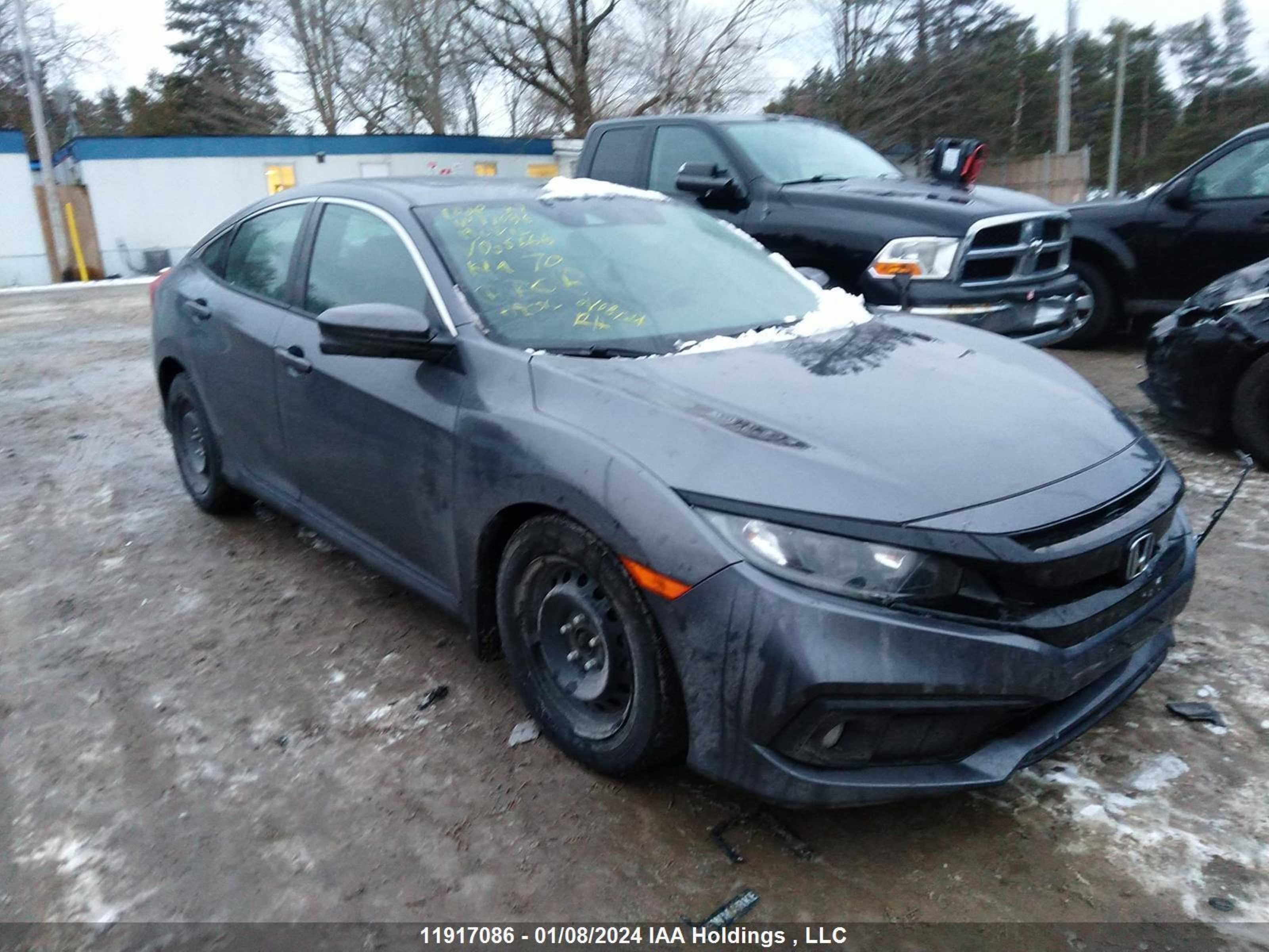 HONDA CIVIC 2019 2hgfc2f84kh035666