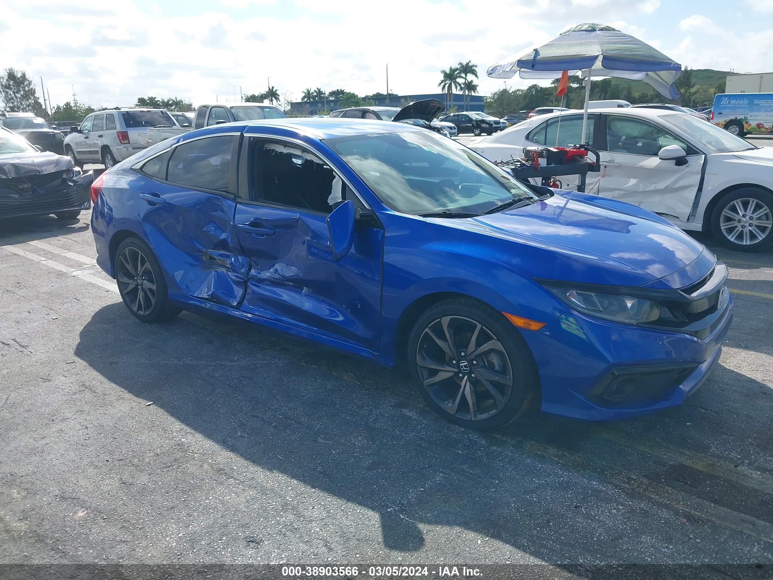 HONDA CIVIC 2019 2hgfc2f84kh562493