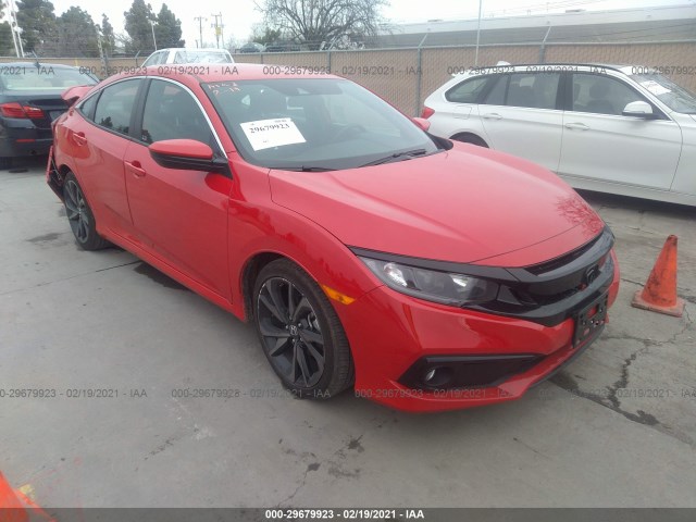 HONDA CIVIC SEDAN 2019 2hgfc2f84kh597650