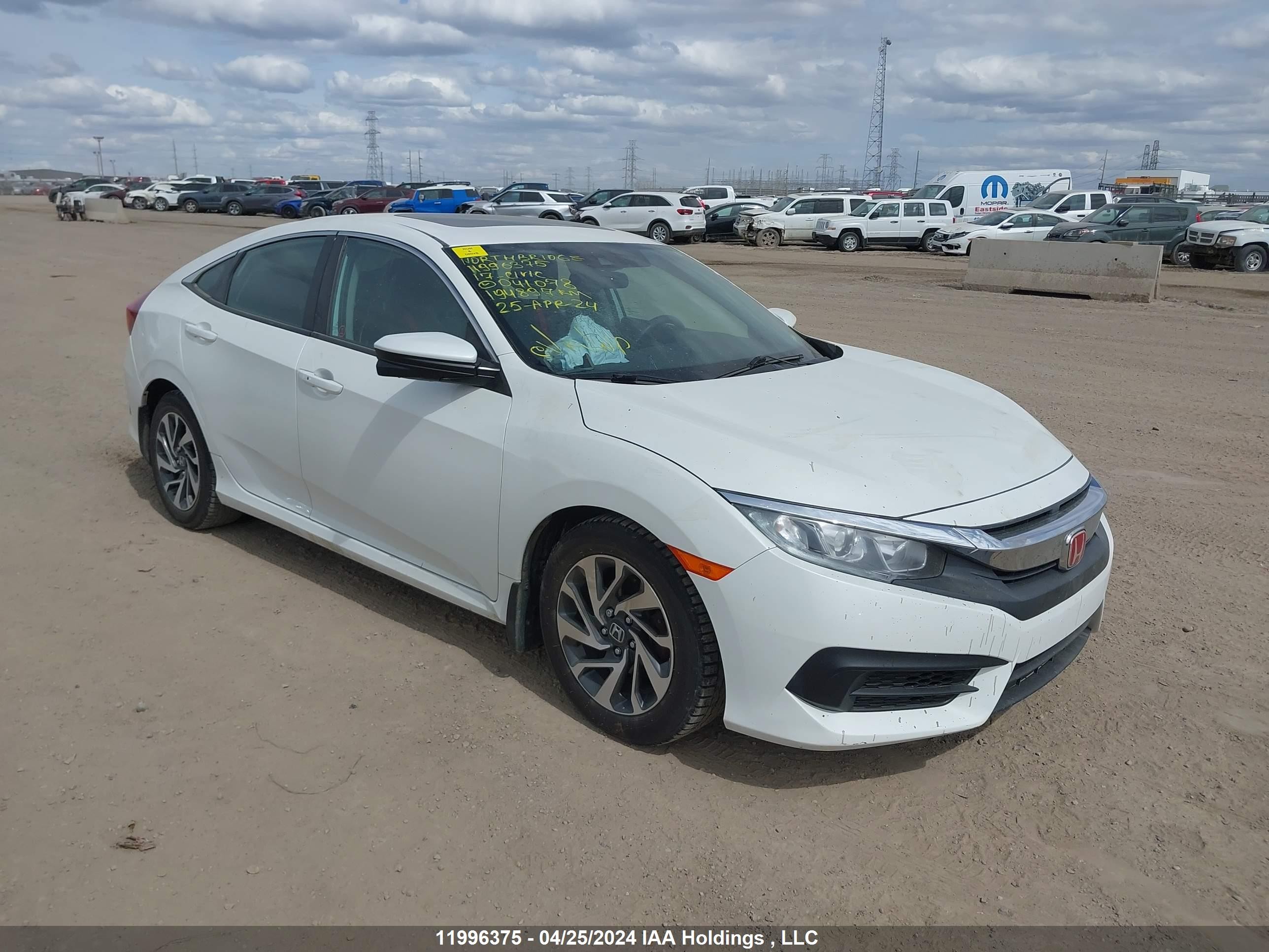 HONDA CIVIC 2017 2hgfc2f85hh041078