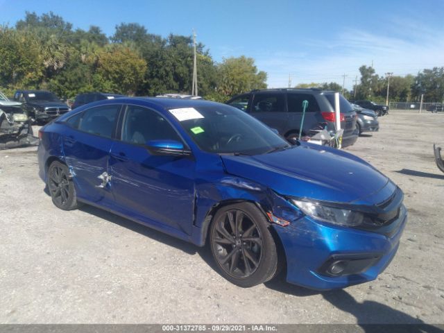 HONDA CIVIC SEDAN 2019 2hgfc2f85kh554225