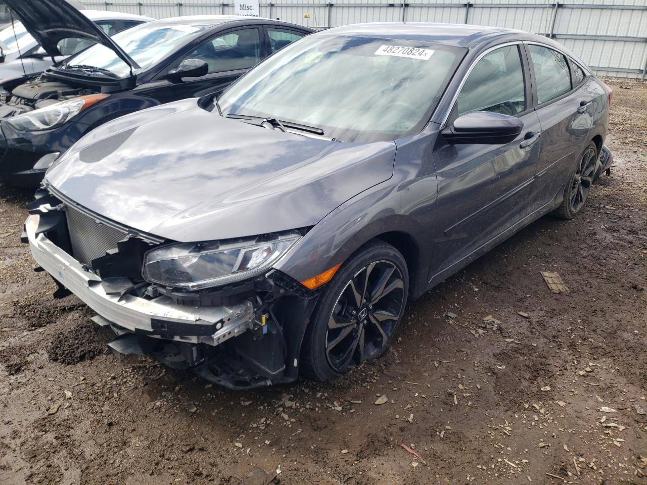 HONDA CIVIC 2019 2hgfc2f86kh565590