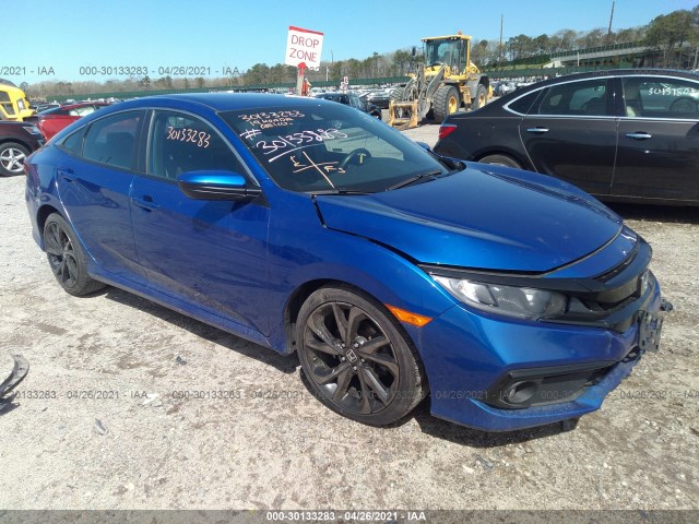 HONDA CIVIC SEDAN 2019 2hgfc2f86kh578775