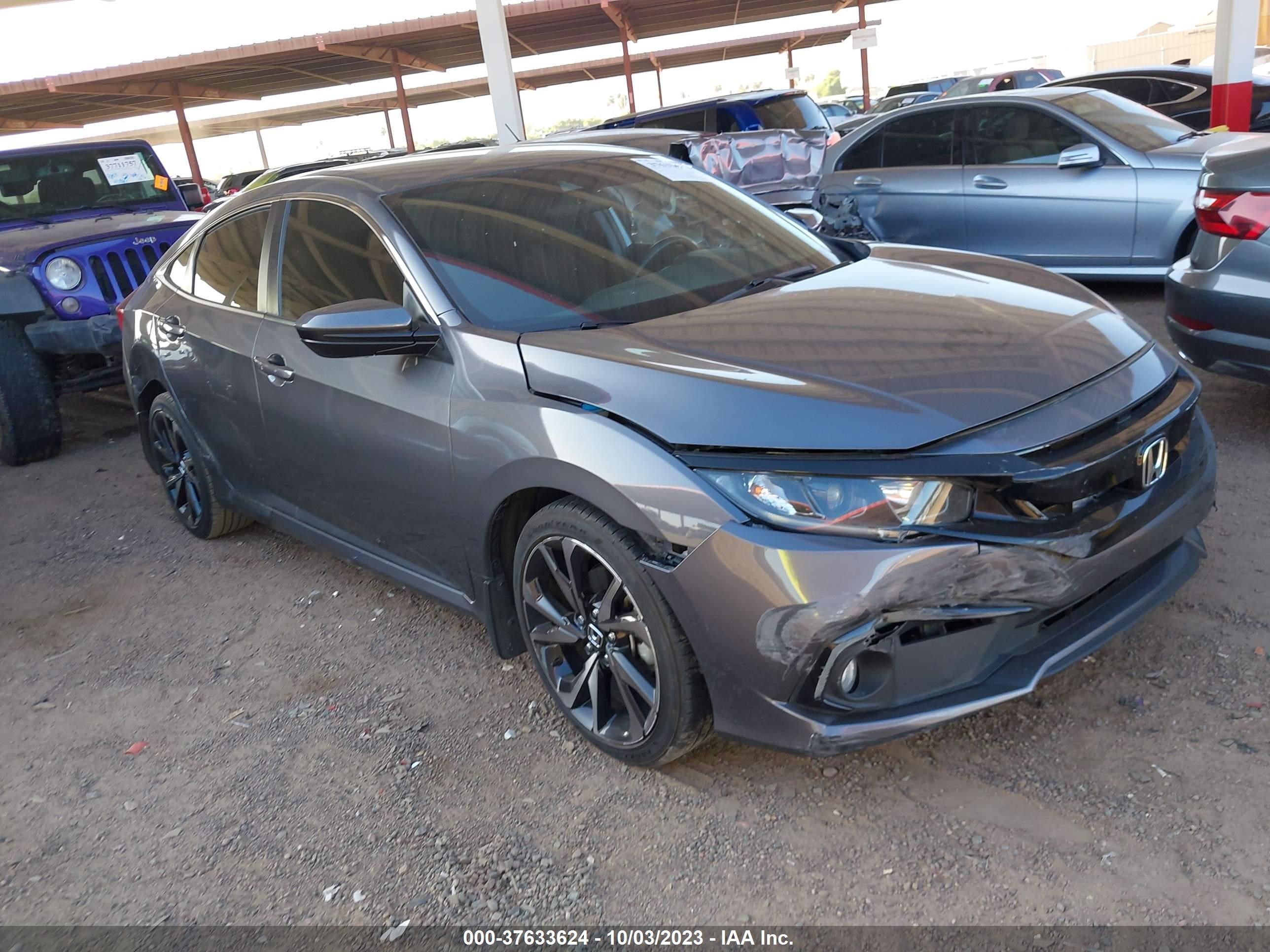 HONDA CIVIC 2021 2hgfc2f86mh548663