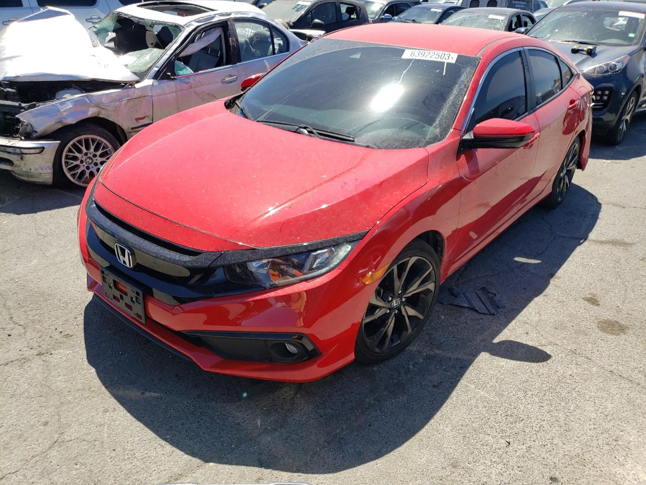 HONDA CIVIC 2019 2hgfc2f87kh523834