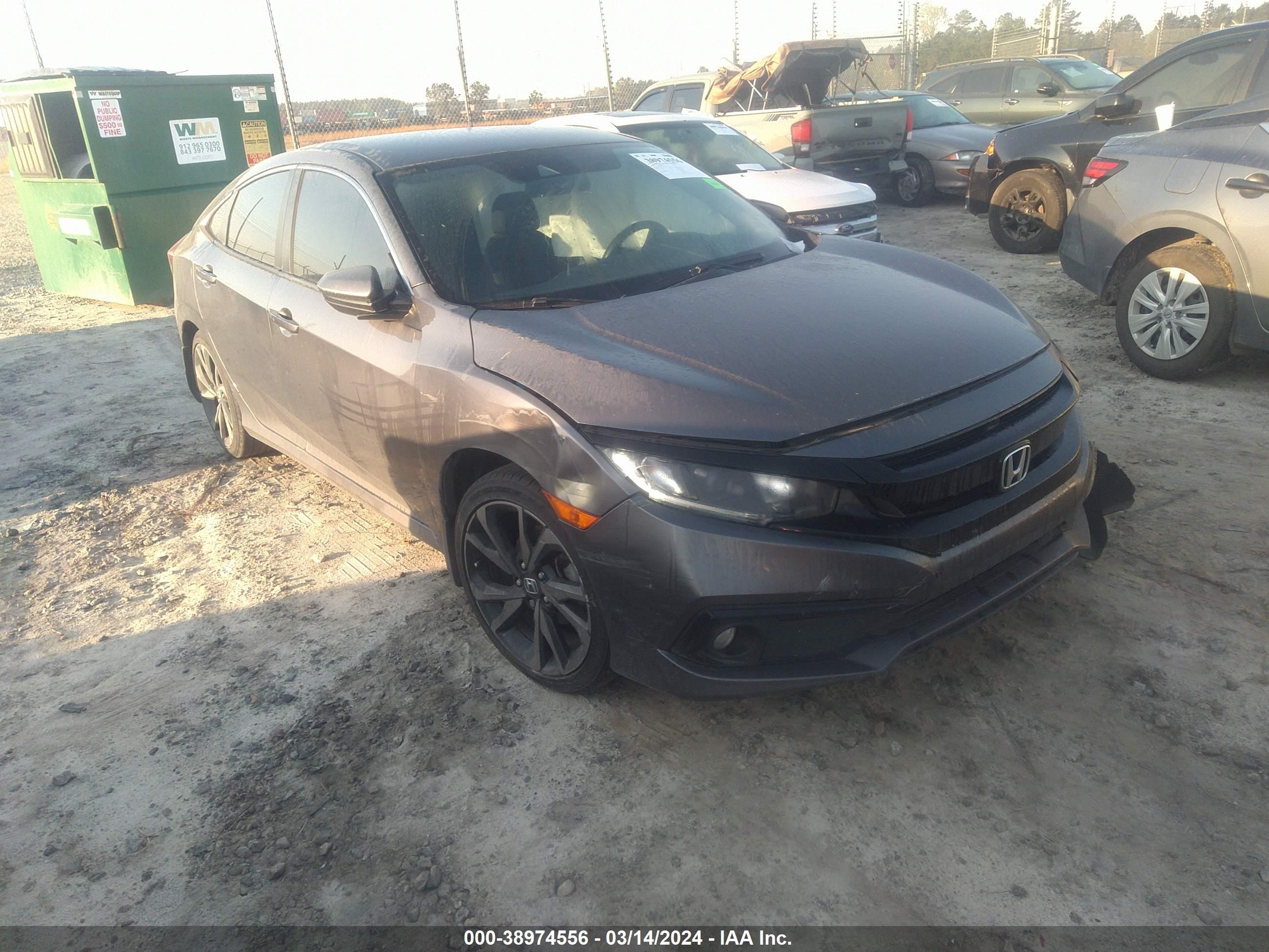 HONDA CIVIC 2020 2hgfc2f87lh513290