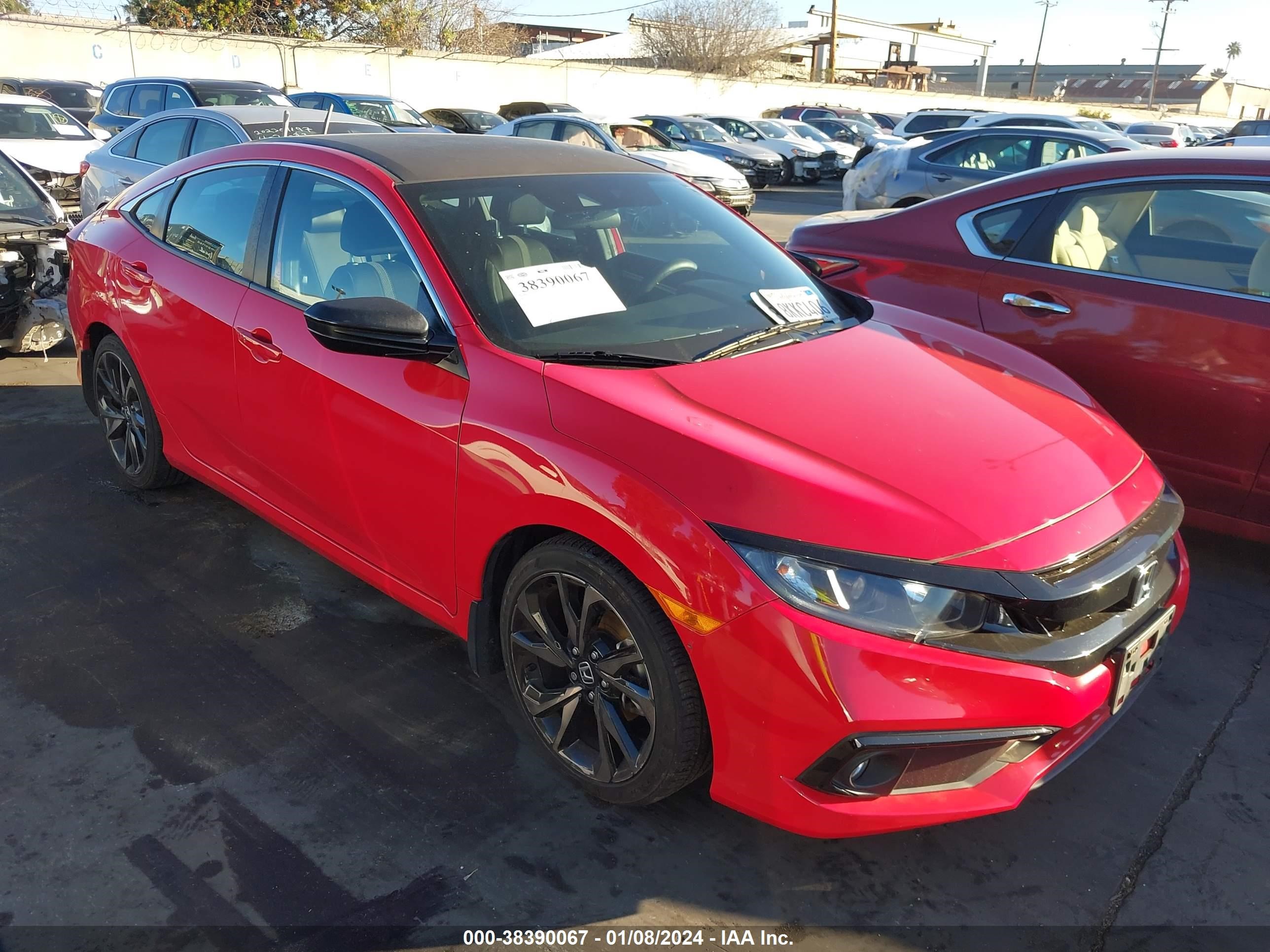 HONDA CIVIC 2019 2hgfc2f89kh558780