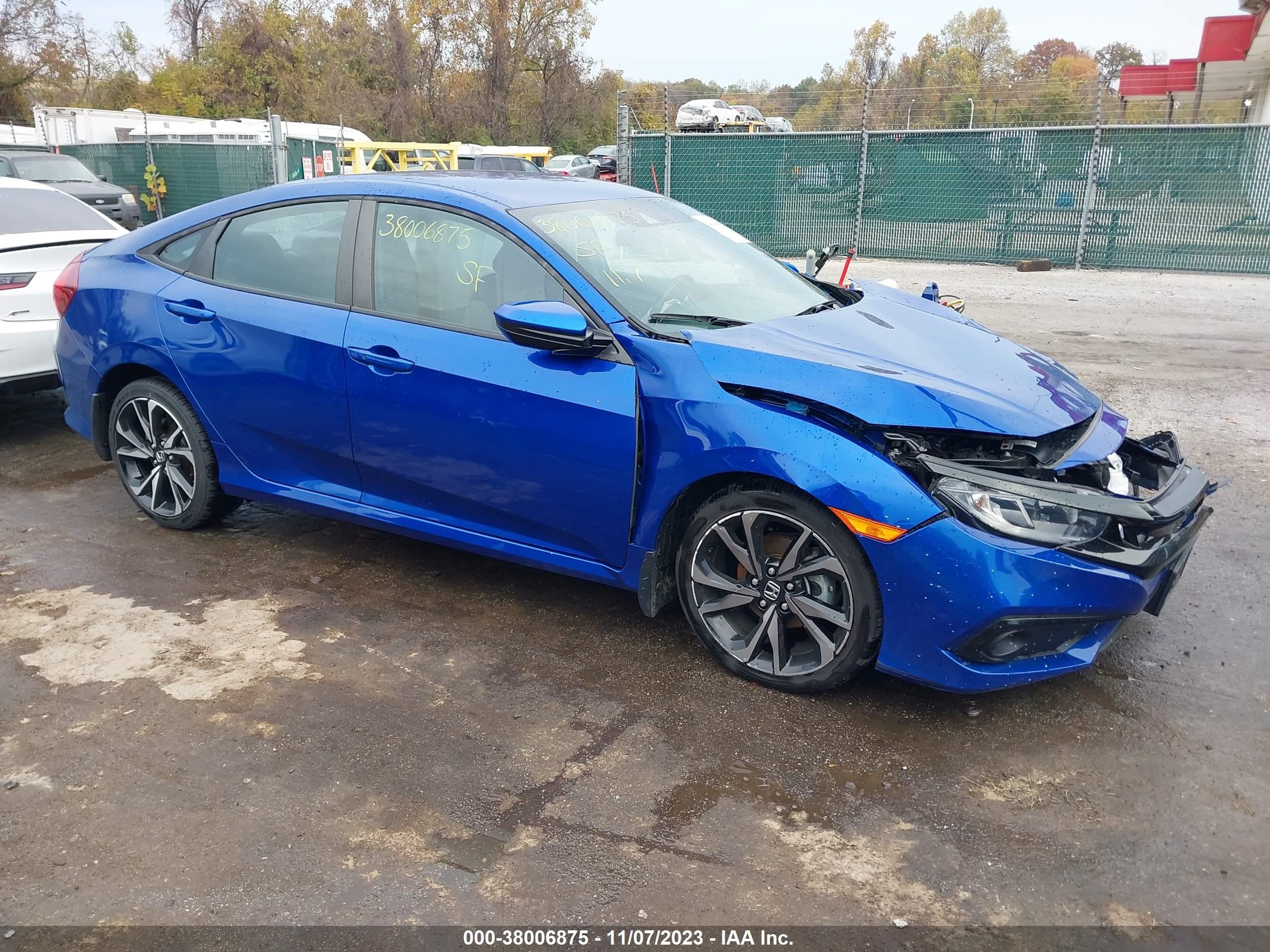 HONDA CIVIC 2020 2hgfc2f89lh514537