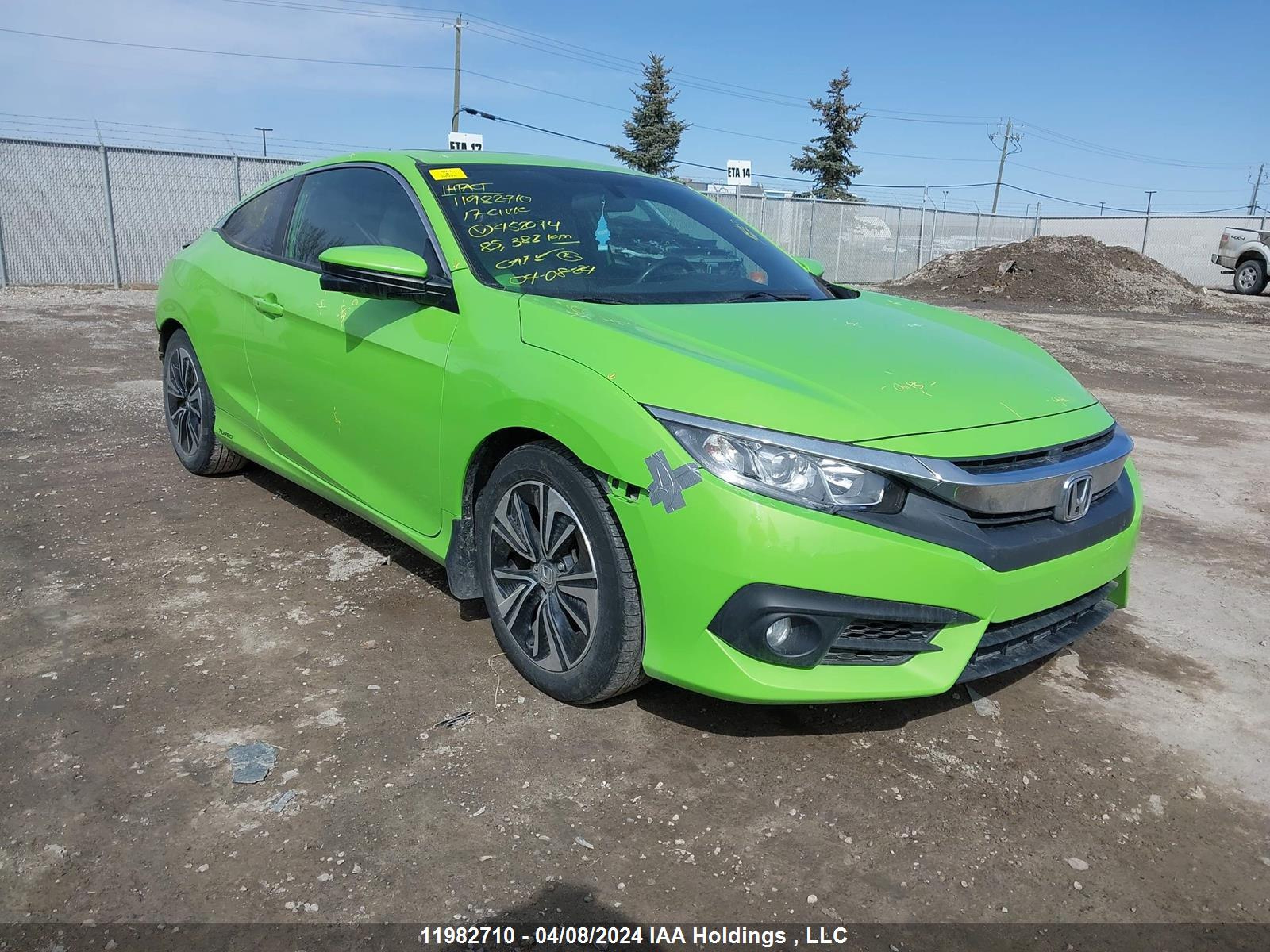 HONDA CIVIC 2017 2hgfc3a31hh452074