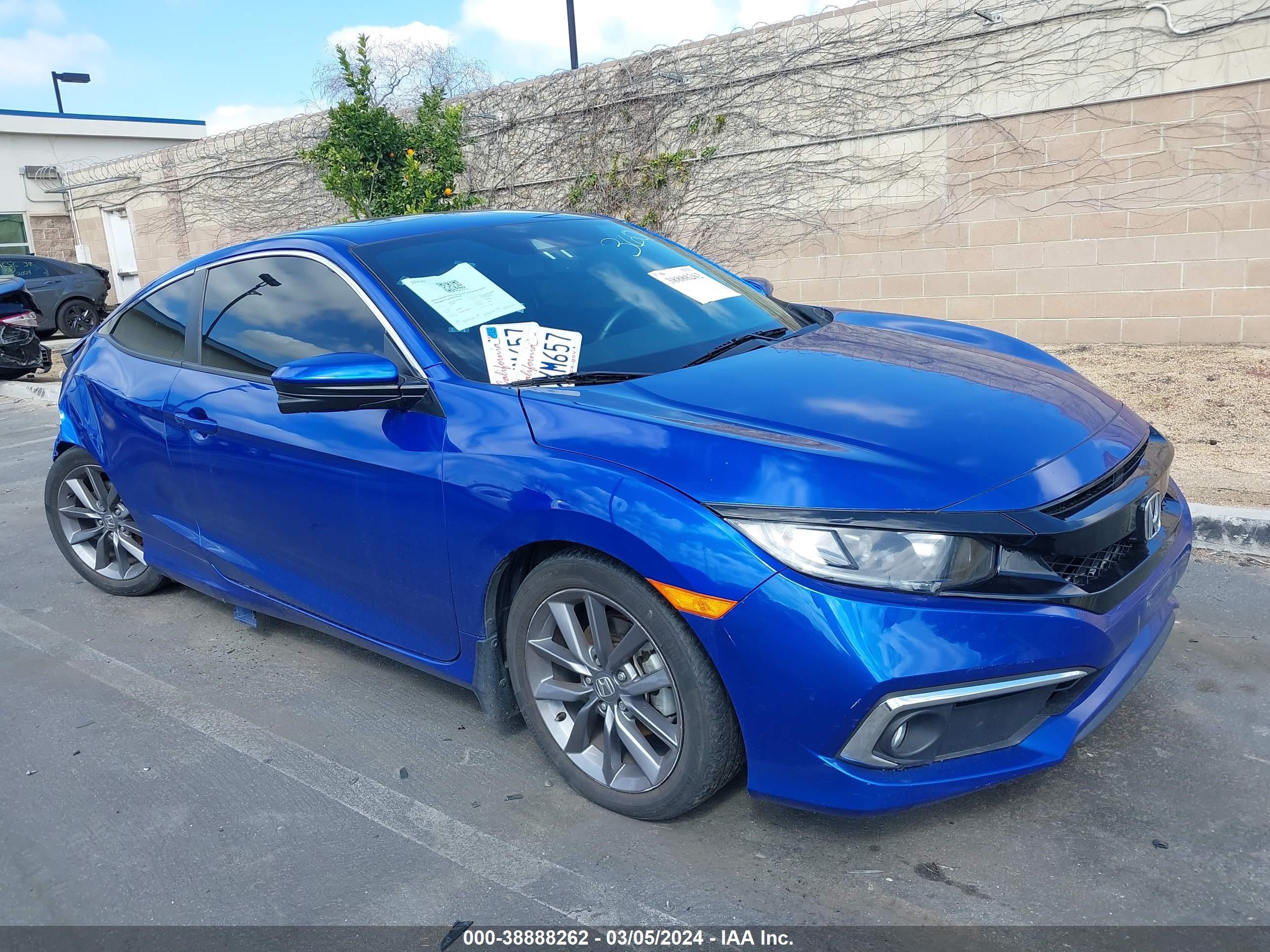 HONDA CIVIC EX 2019 2hgfc3b33kh352595