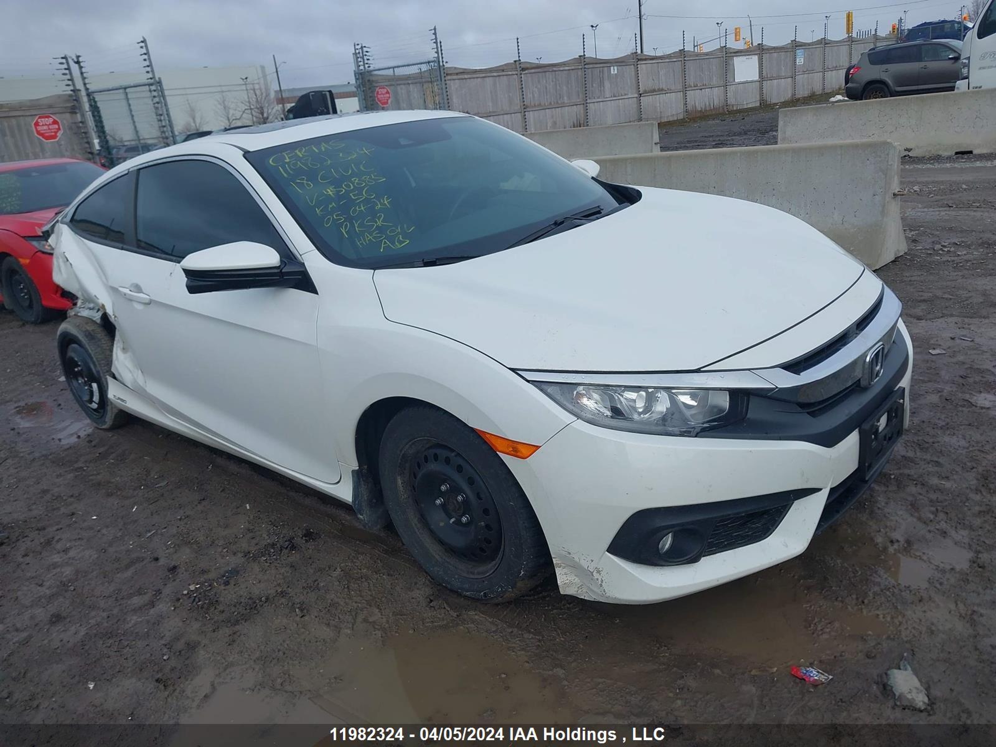 HONDA CIVIC 2018 2hgfc3b4xjh450885