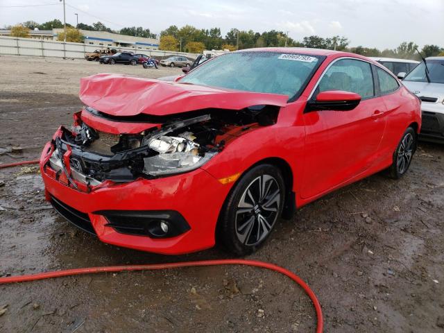 HONDA CIVIC EXL 2017 2hgfc3b76hh350657