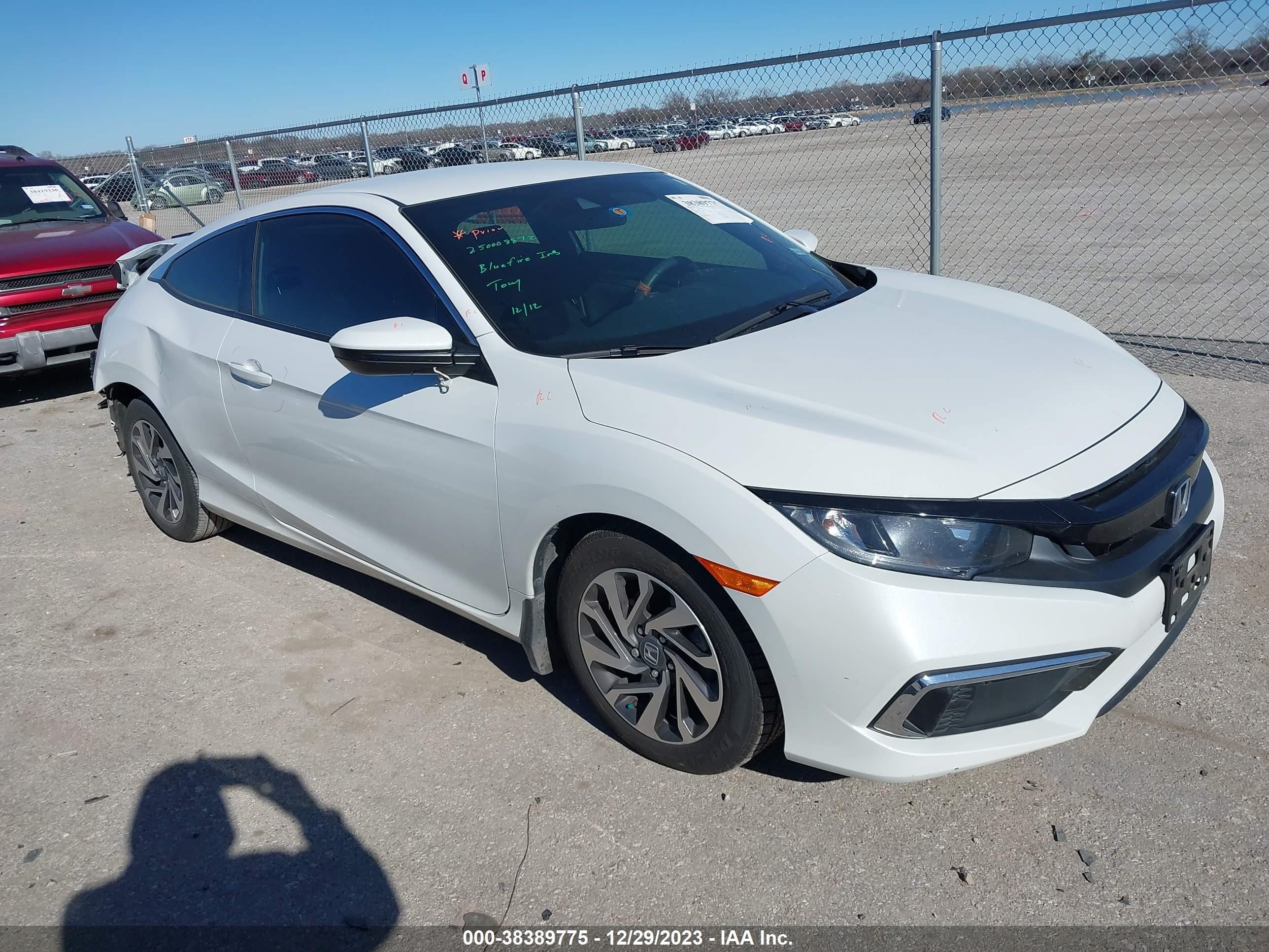 HONDA CIVIC 2020 2hgfc4b61lh303798