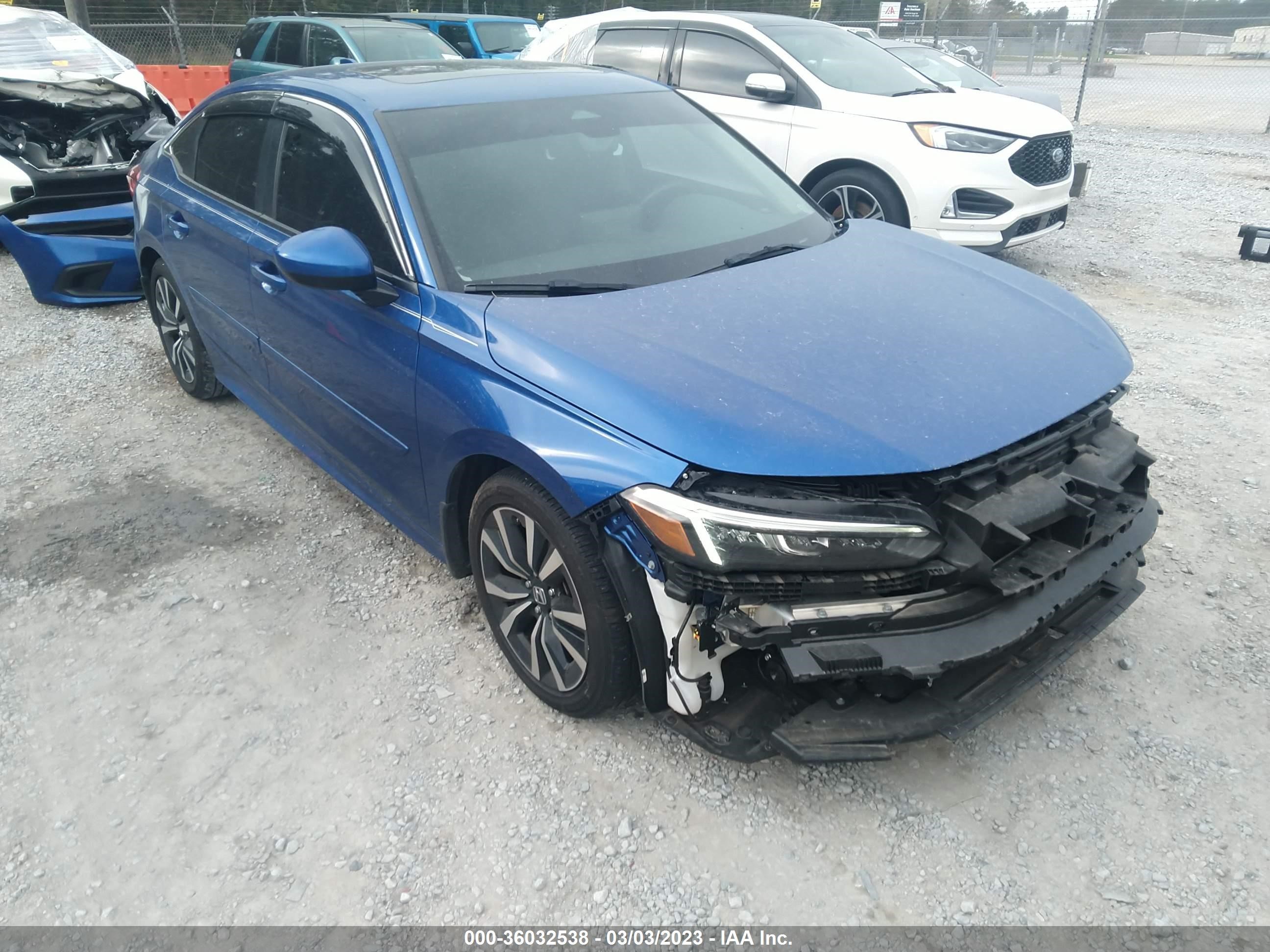 HONDA CIVIC 2022 2hgfe1f72nh303825