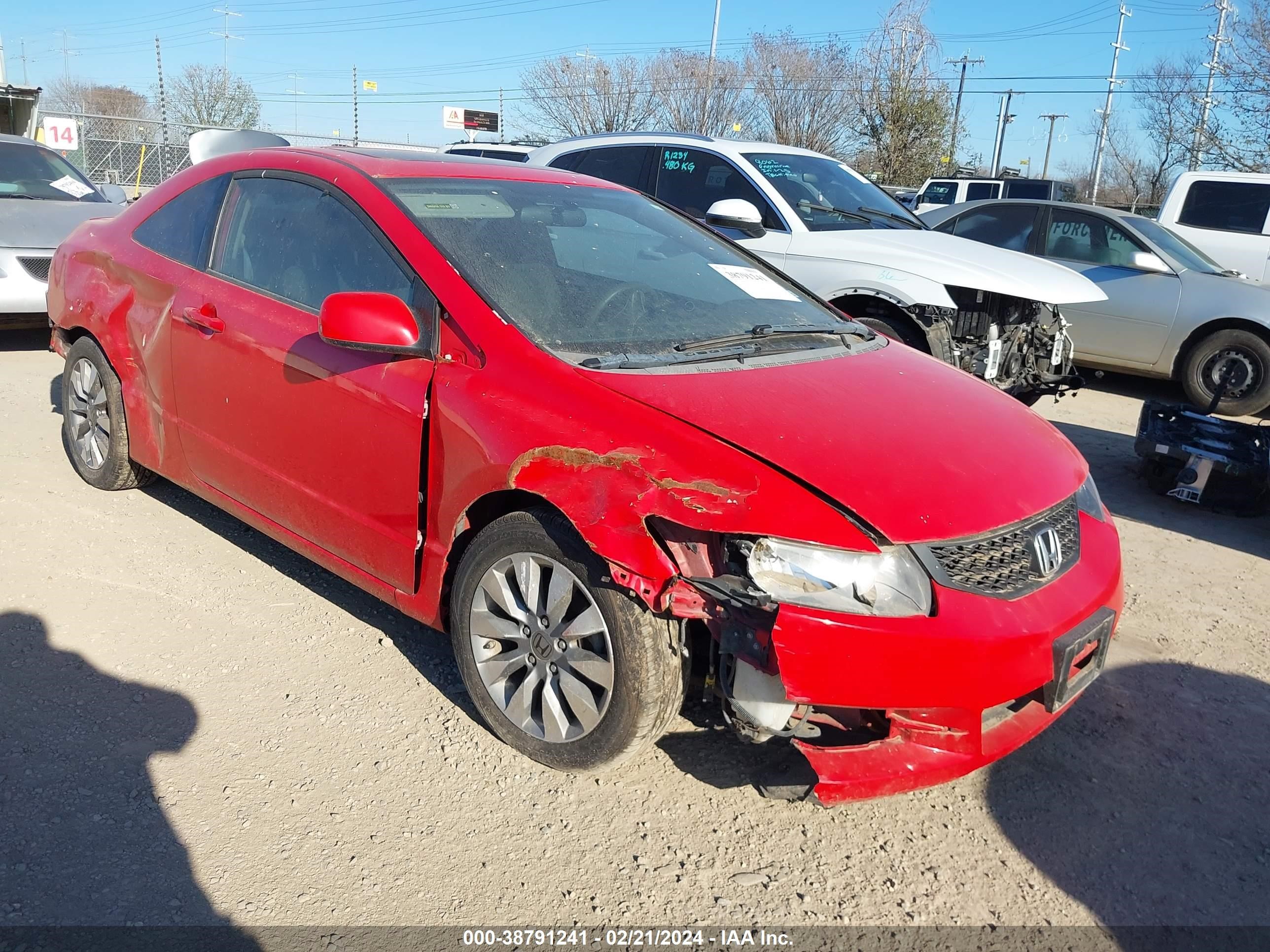 HONDA CIVIC 2009 2hgfg11819h532836