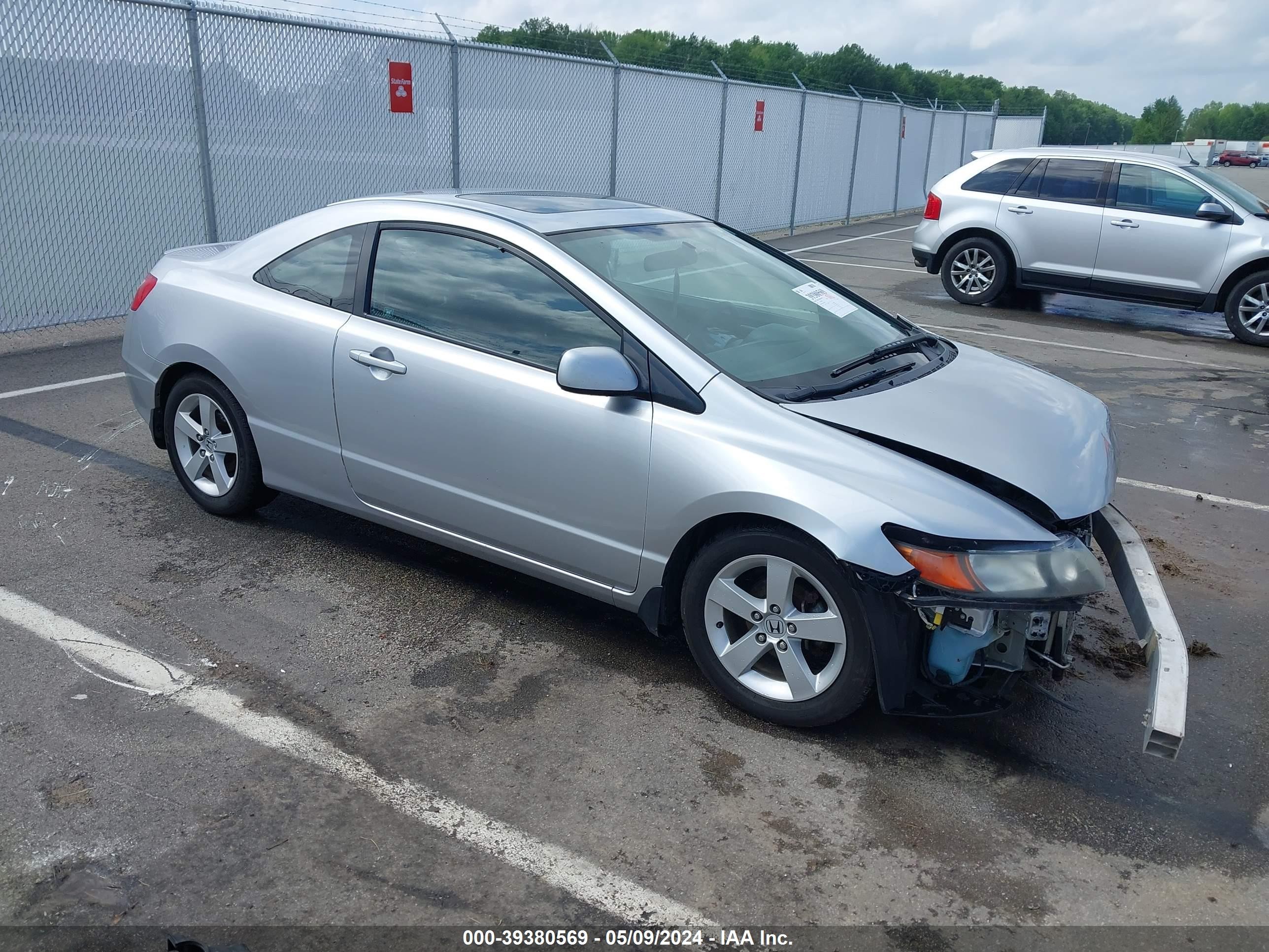 HONDA CIVIC 2007 2hgfg118x7h535585