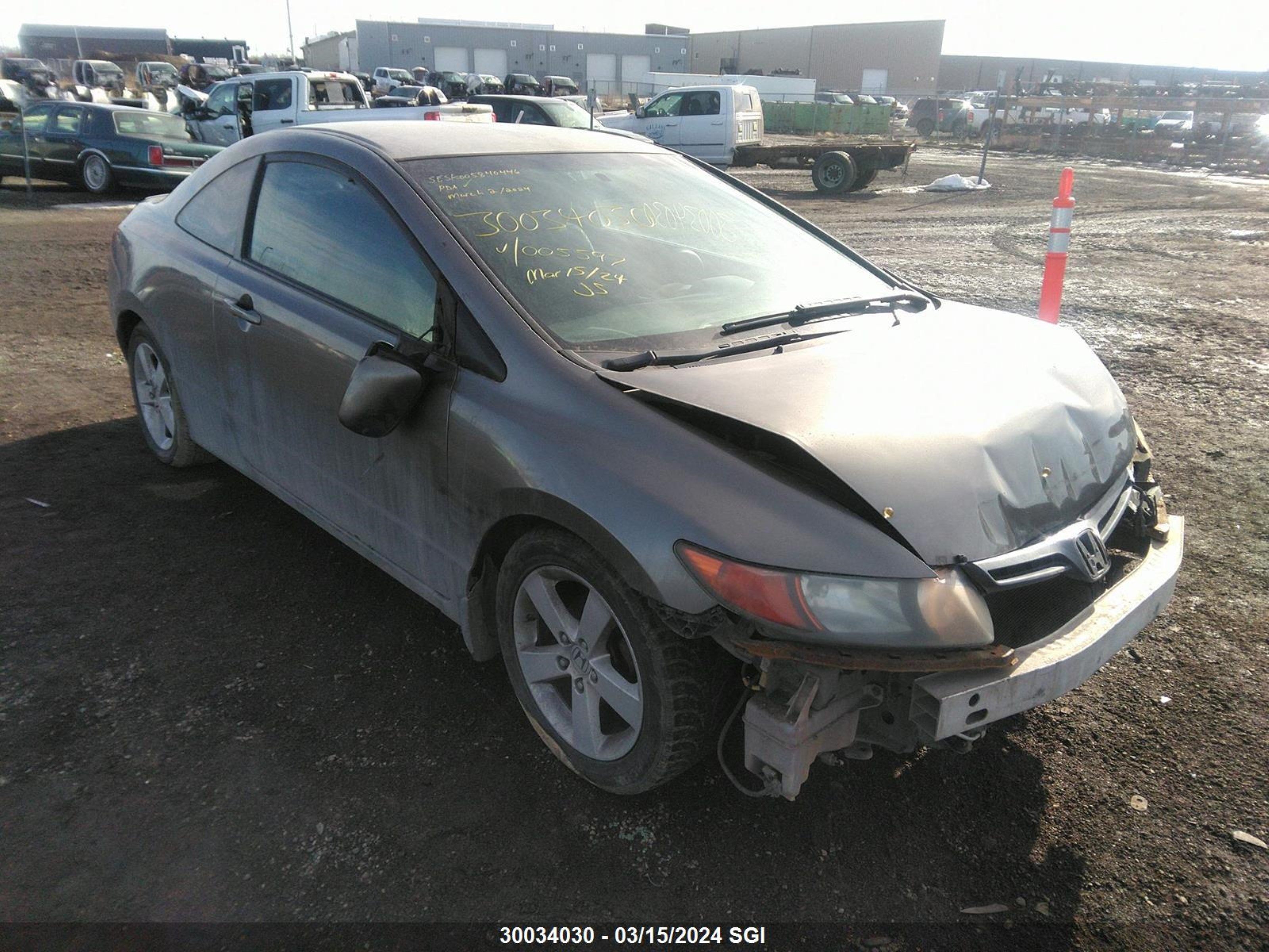 HONDA CIVIC 2007 2hgfg12617h005597