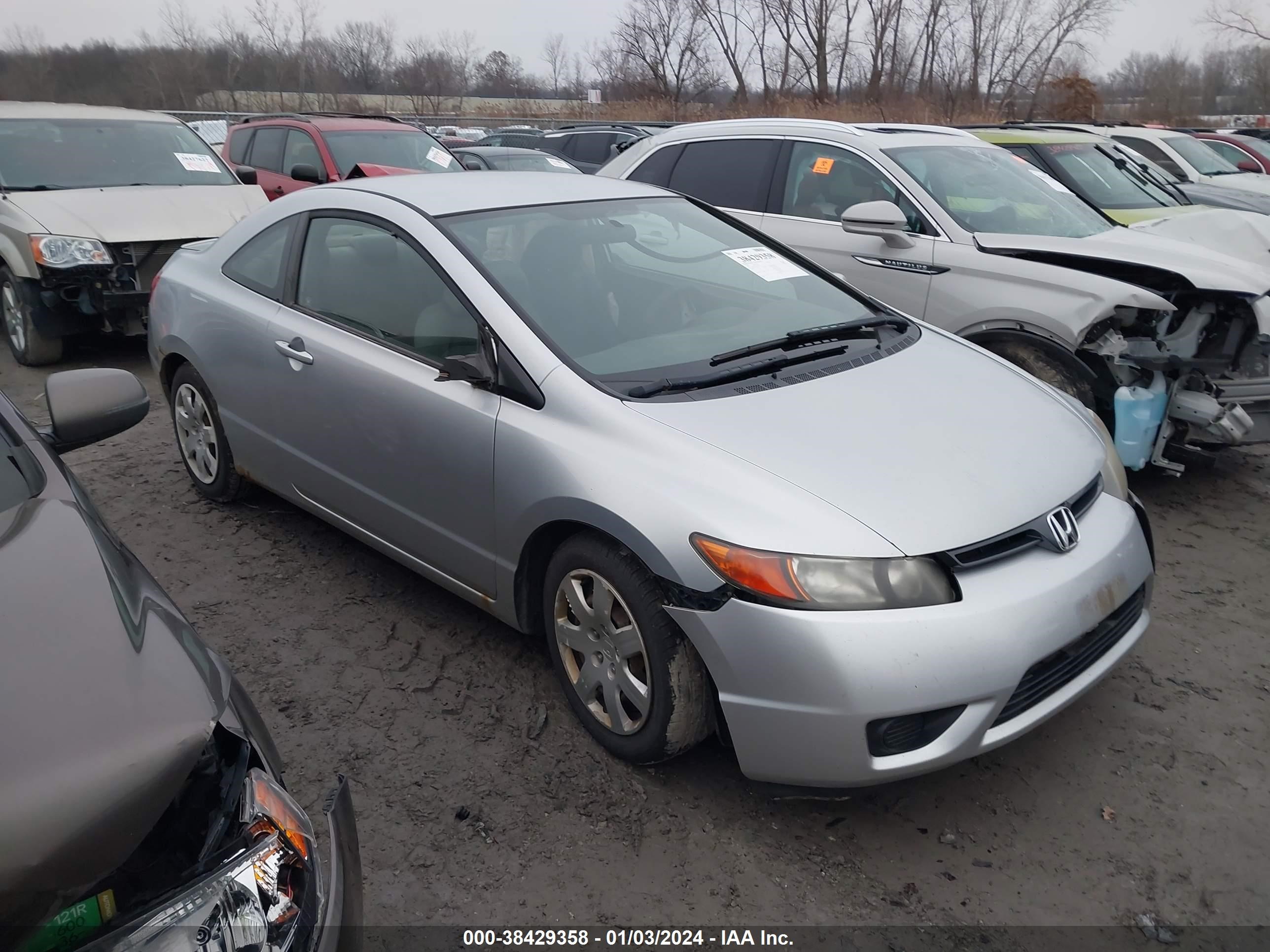 HONDA CIVIC 2007 2hgfg12687h520046