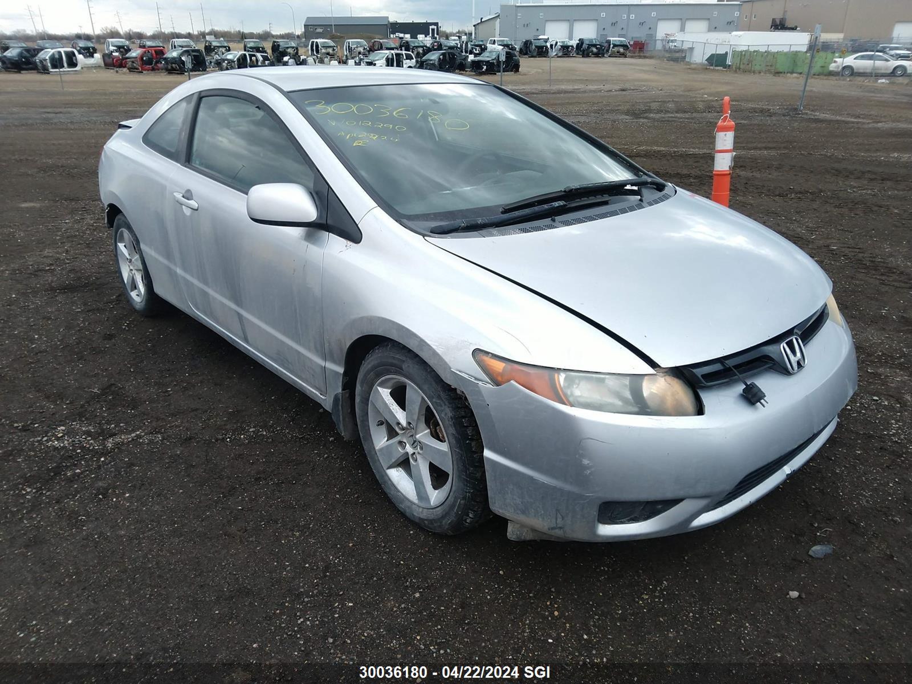 HONDA CIVIC 2007 2hgfg126x7h012290