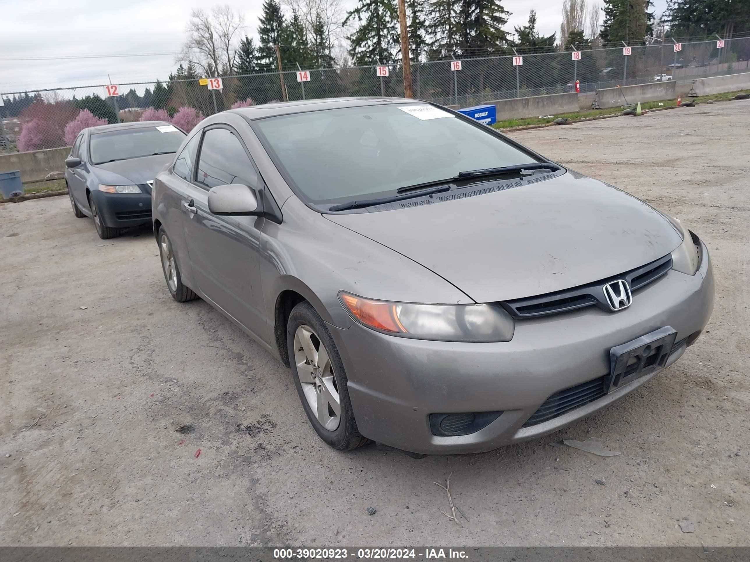 HONDA CIVIC 2007 2hgfg12837h507030