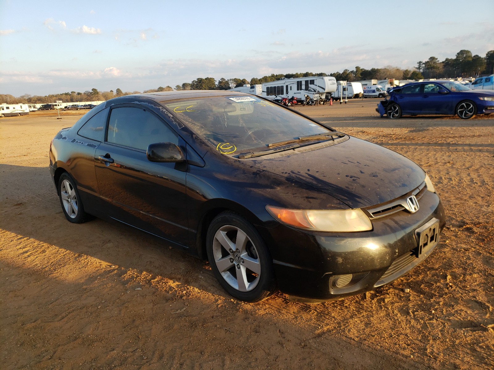 HONDA CIVIC EX 2007 2hgfg12887h563481