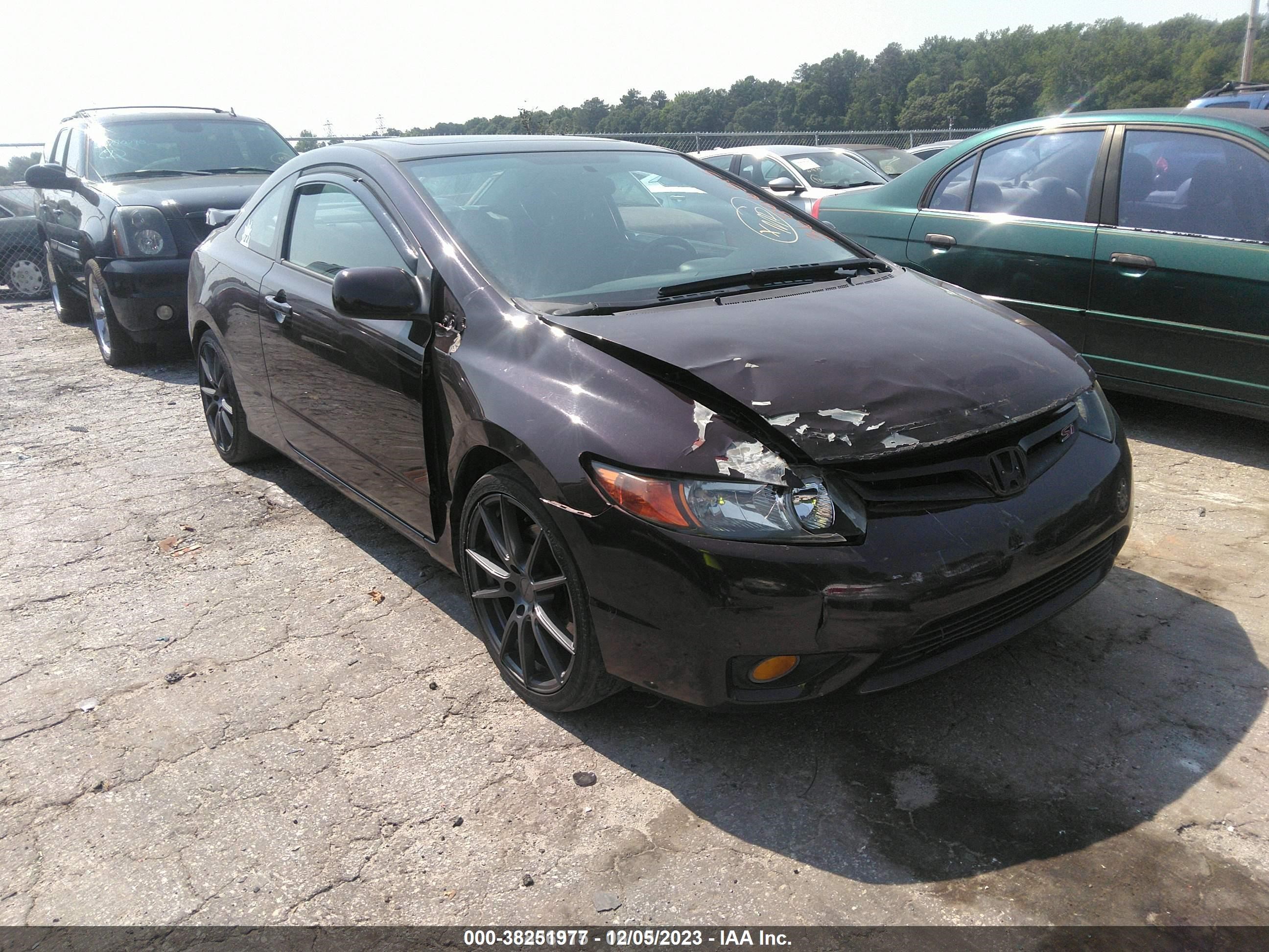 HONDA CIVIC 2007 2hgfg215x7h702734