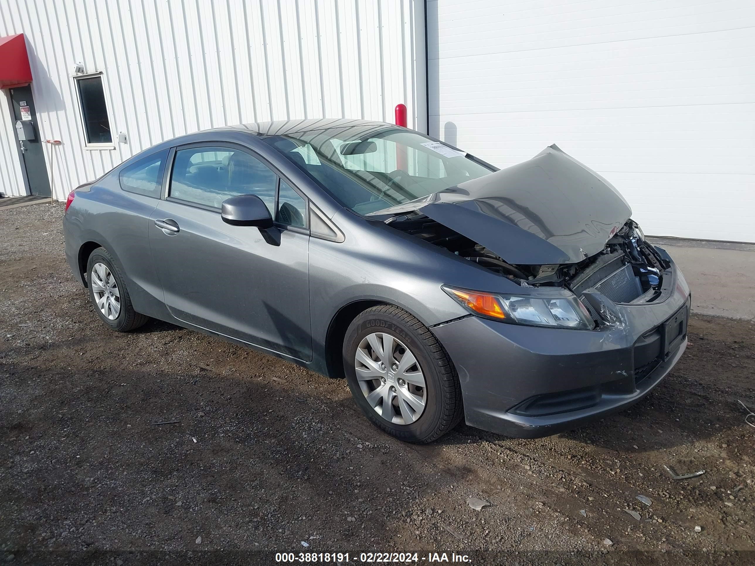 HONDA CIVIC 2012 2hgfg3b50ch500452