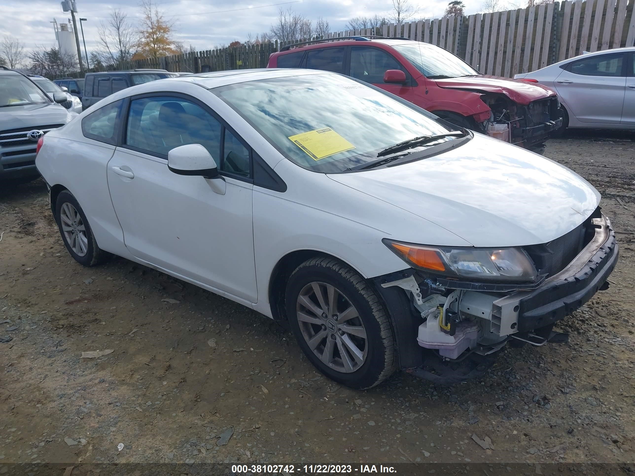 HONDA CIVIC 2012 2hgfg3b86ch550959