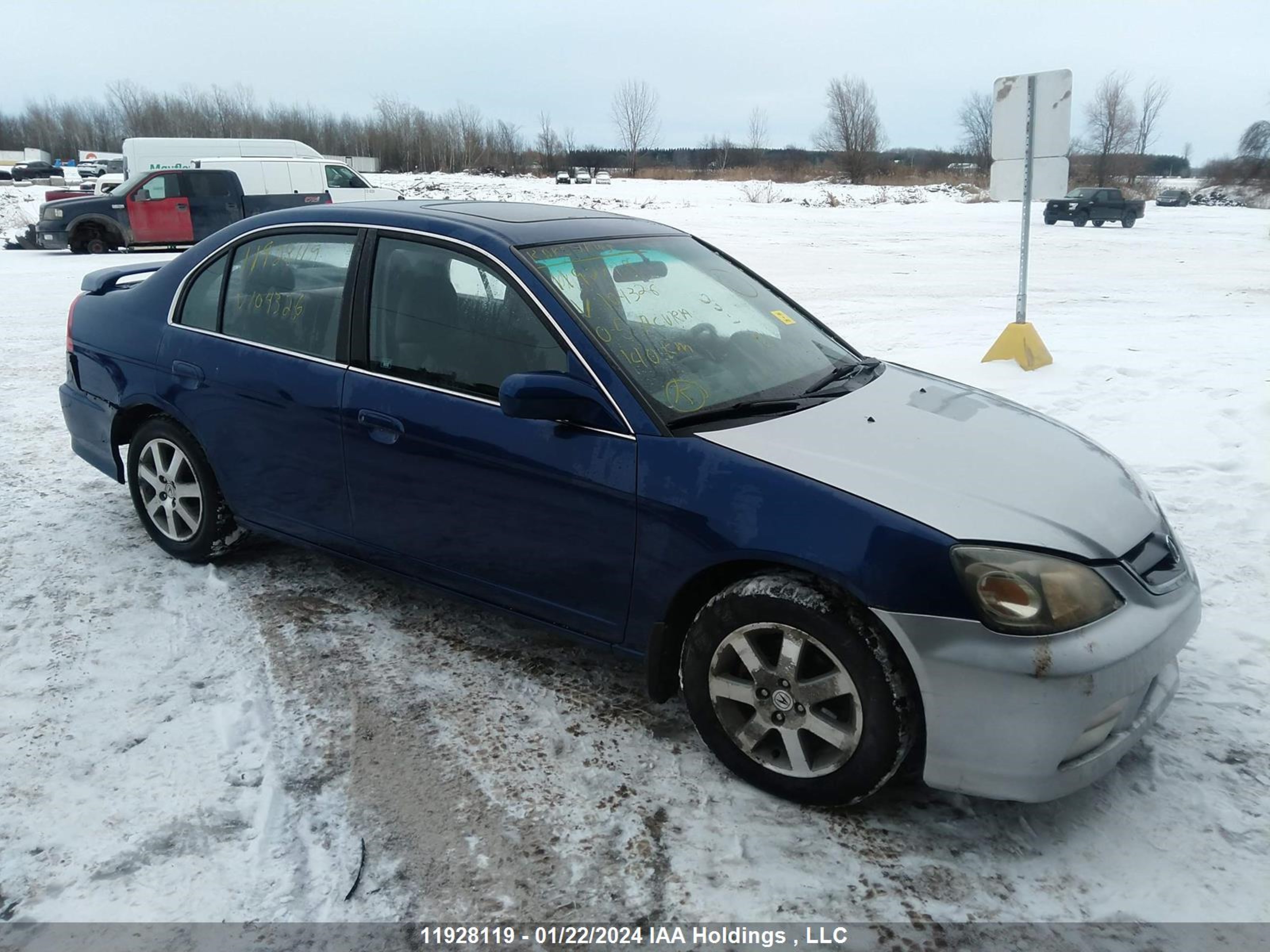 ACURA EL 2005 2hhes36645h104326