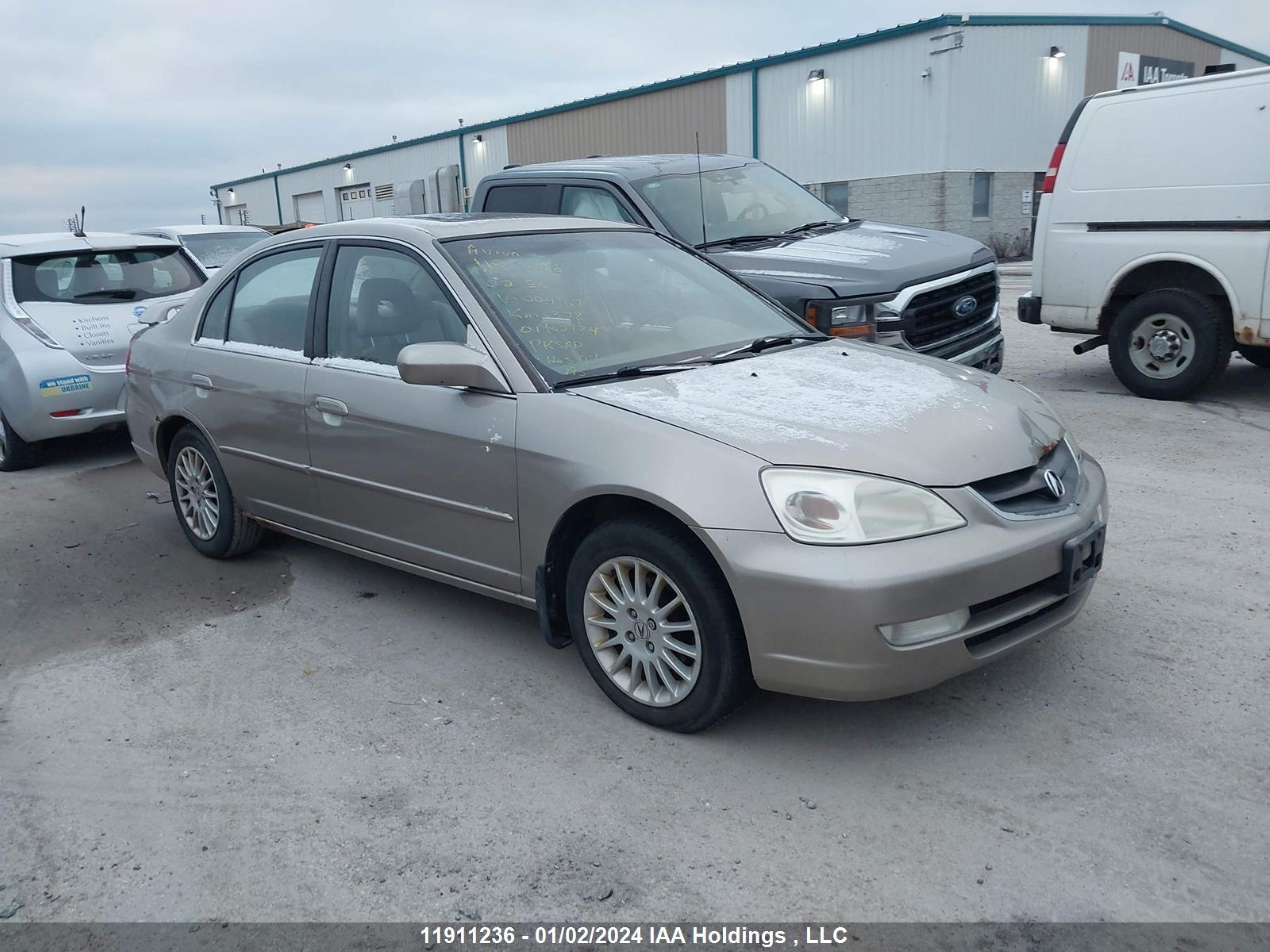 ACURA EL 2002 2hhes36872h004167