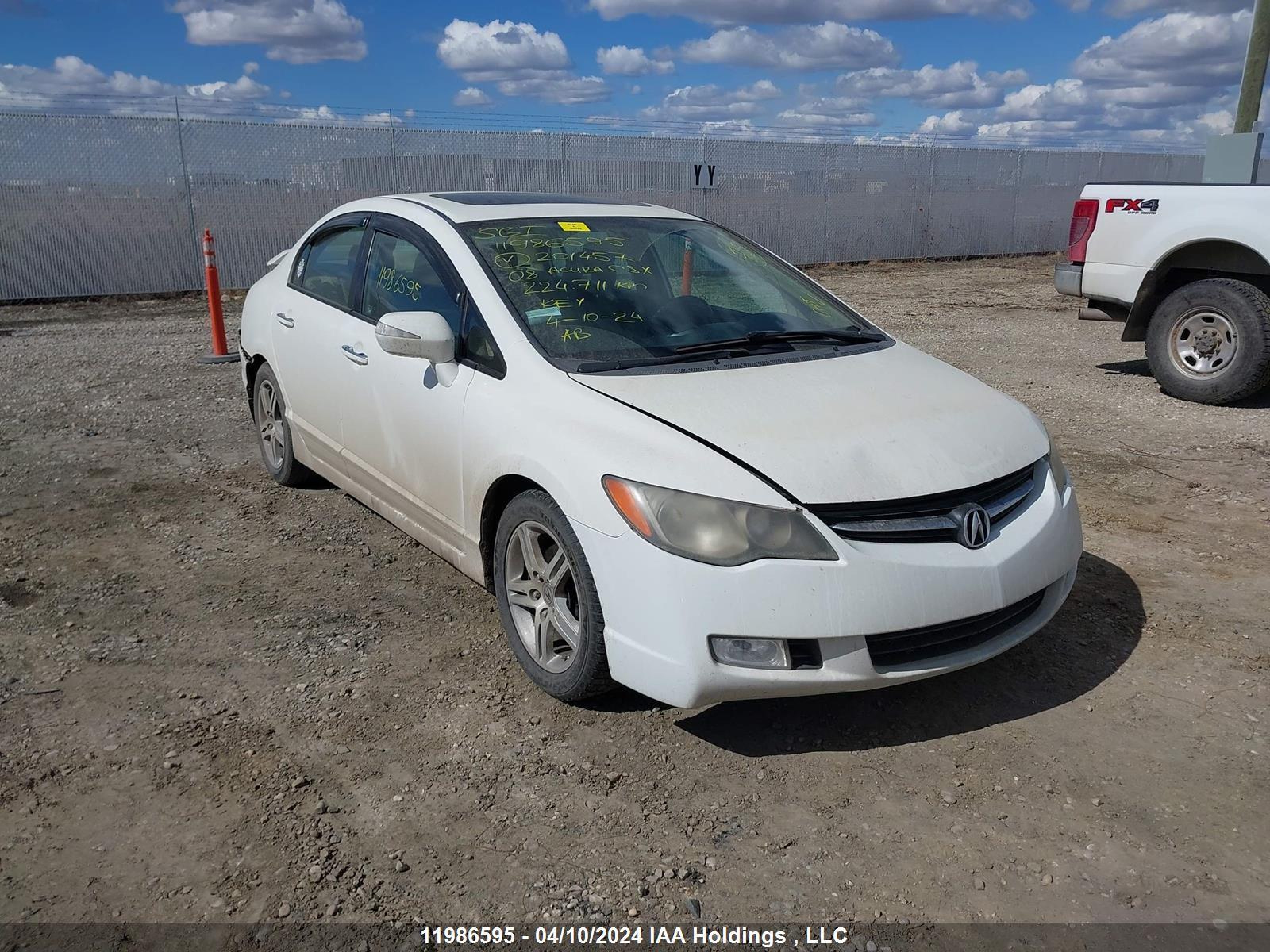 ACURA CSX 2008 2hhfd55518h201457