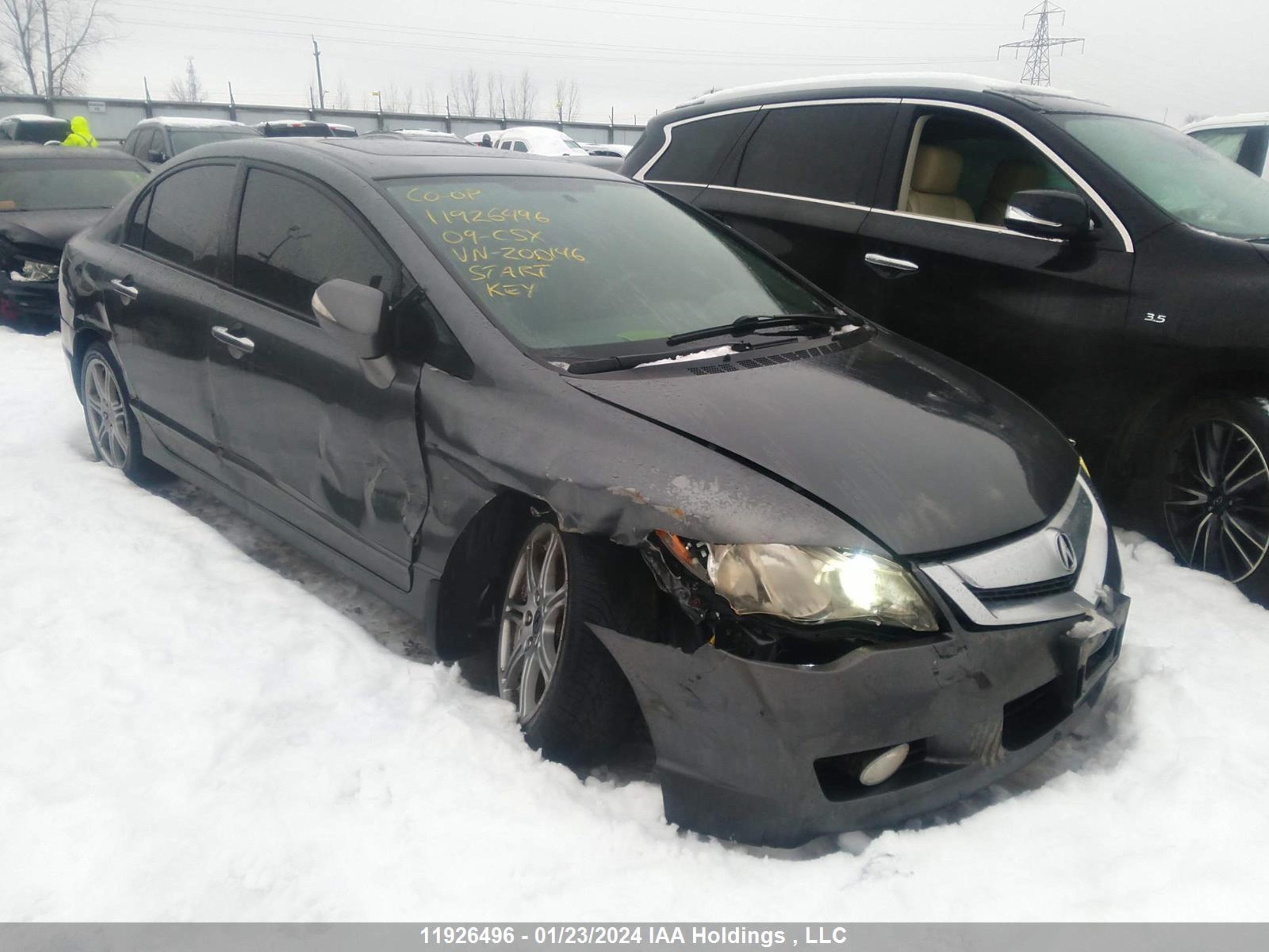 ACURA CSX 2009 2hhfd56519h200146