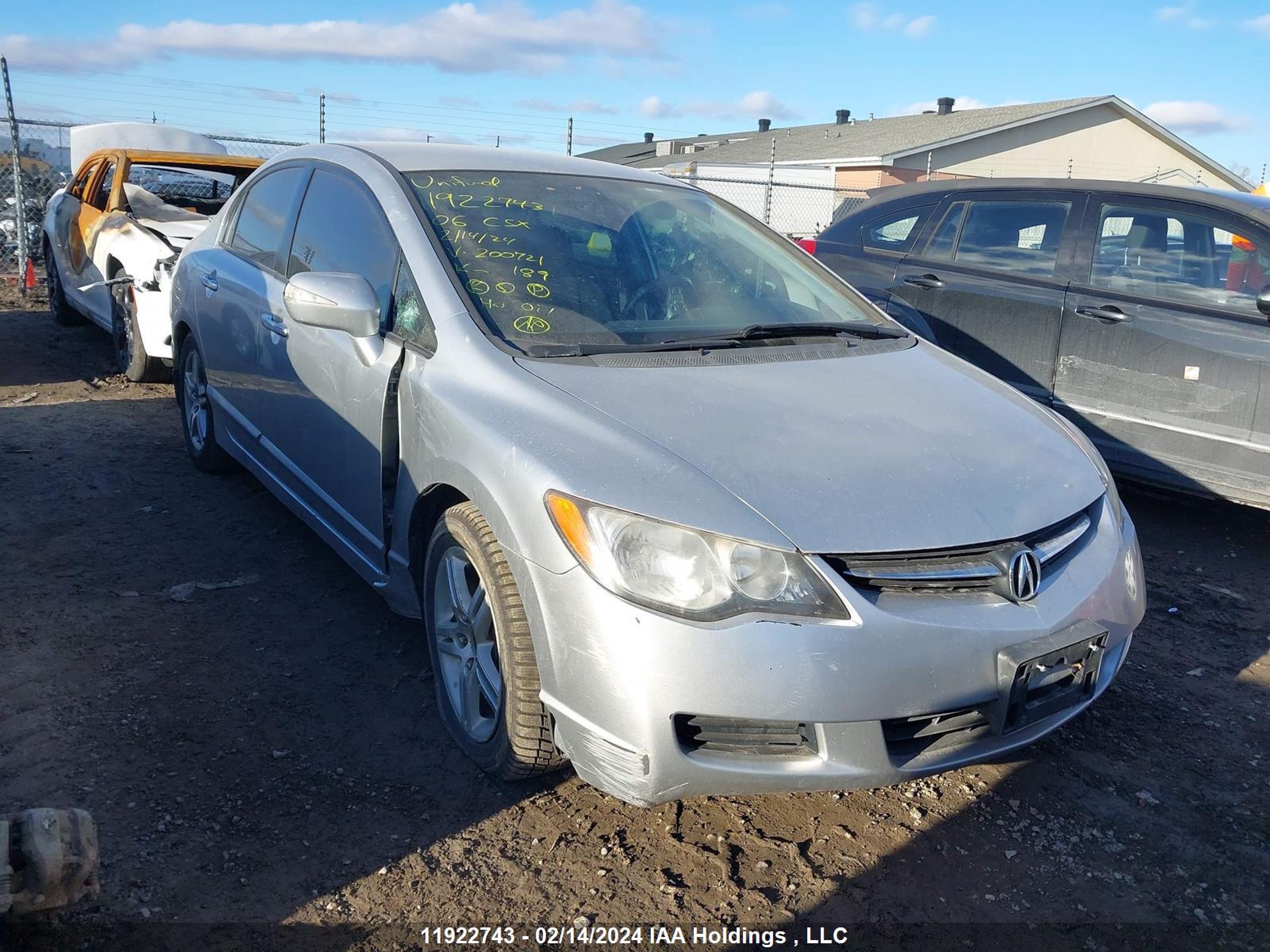 ACURA CSX 2006 2hhfd56546h200721