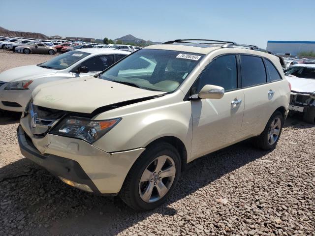 ACURA MDX 2008 2hhyd28288h900223