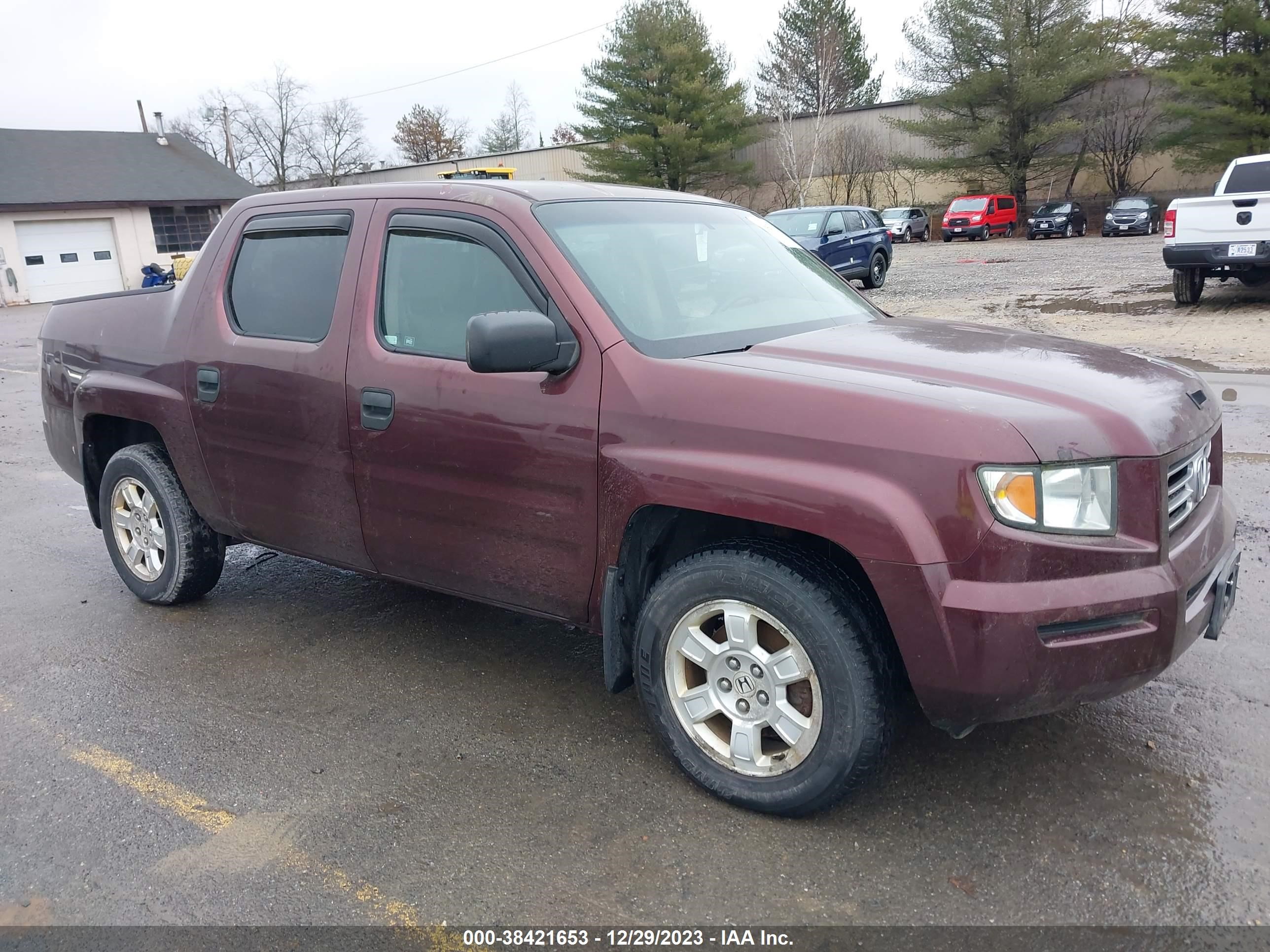 HONDA RIDGELINE 2007 2hjyk16207h515786