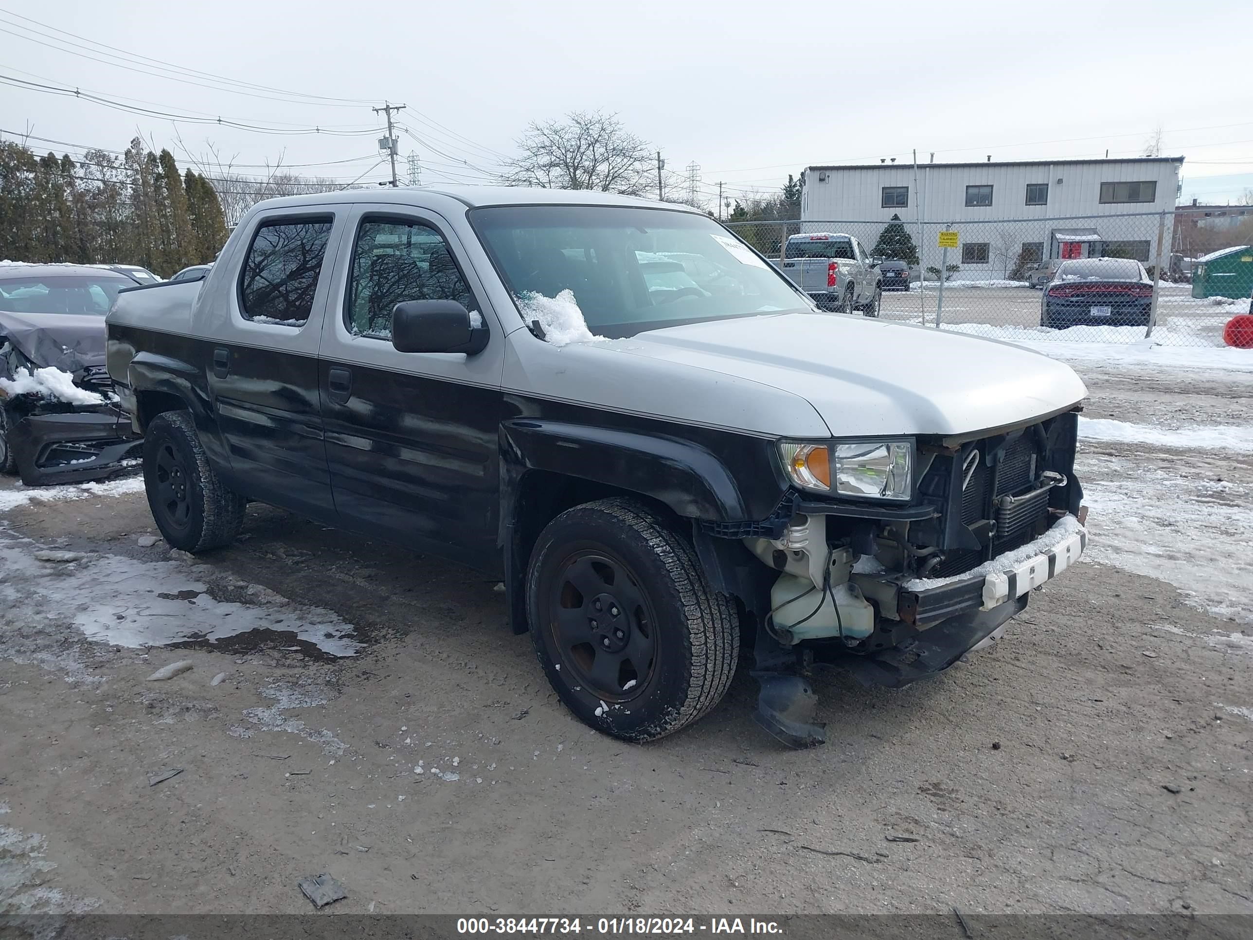 HONDA RIDGELINE 2007 2hjyk16207h530451