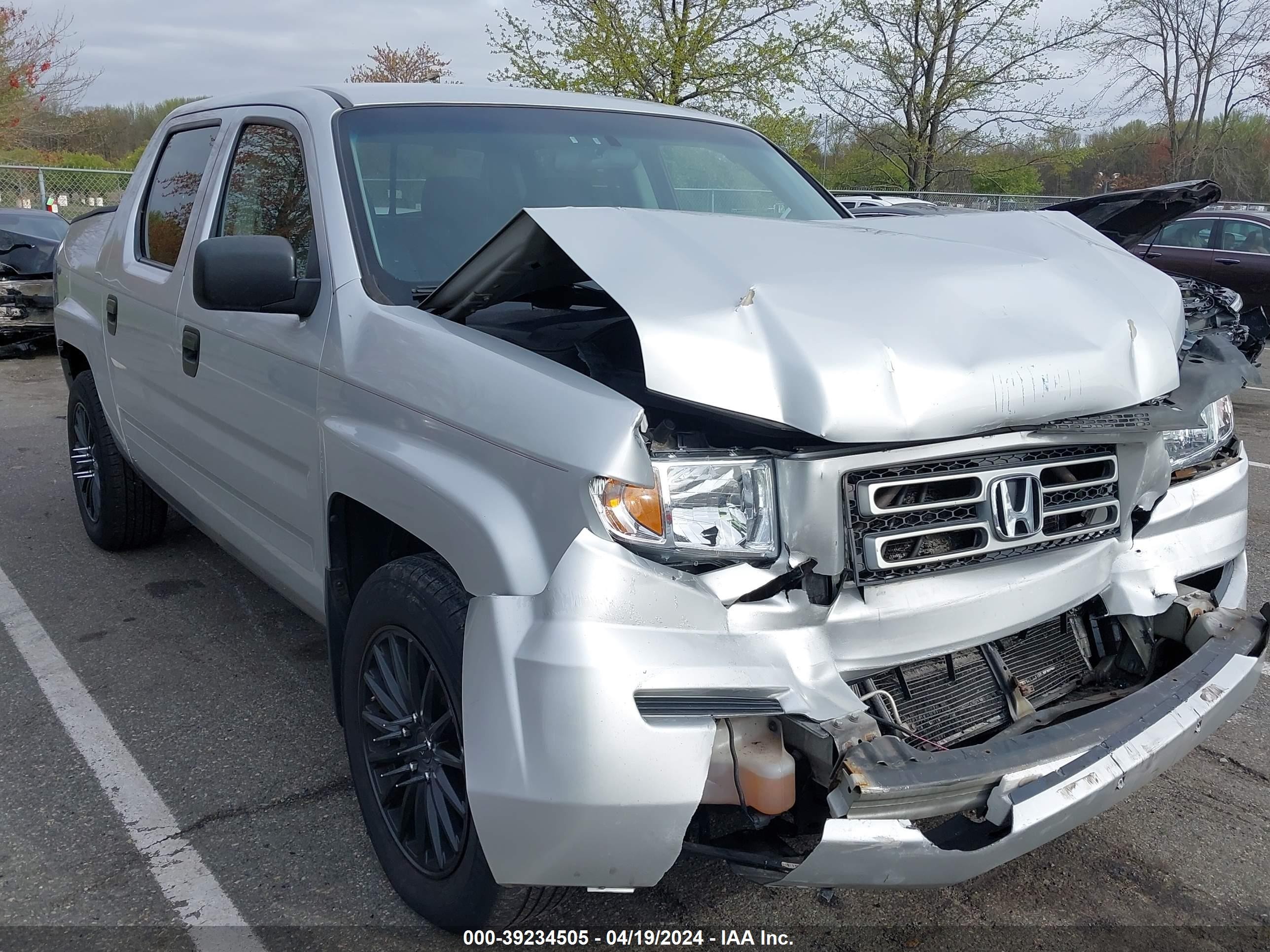 HONDA RIDGELINE 2008 2hjyk16208h524232