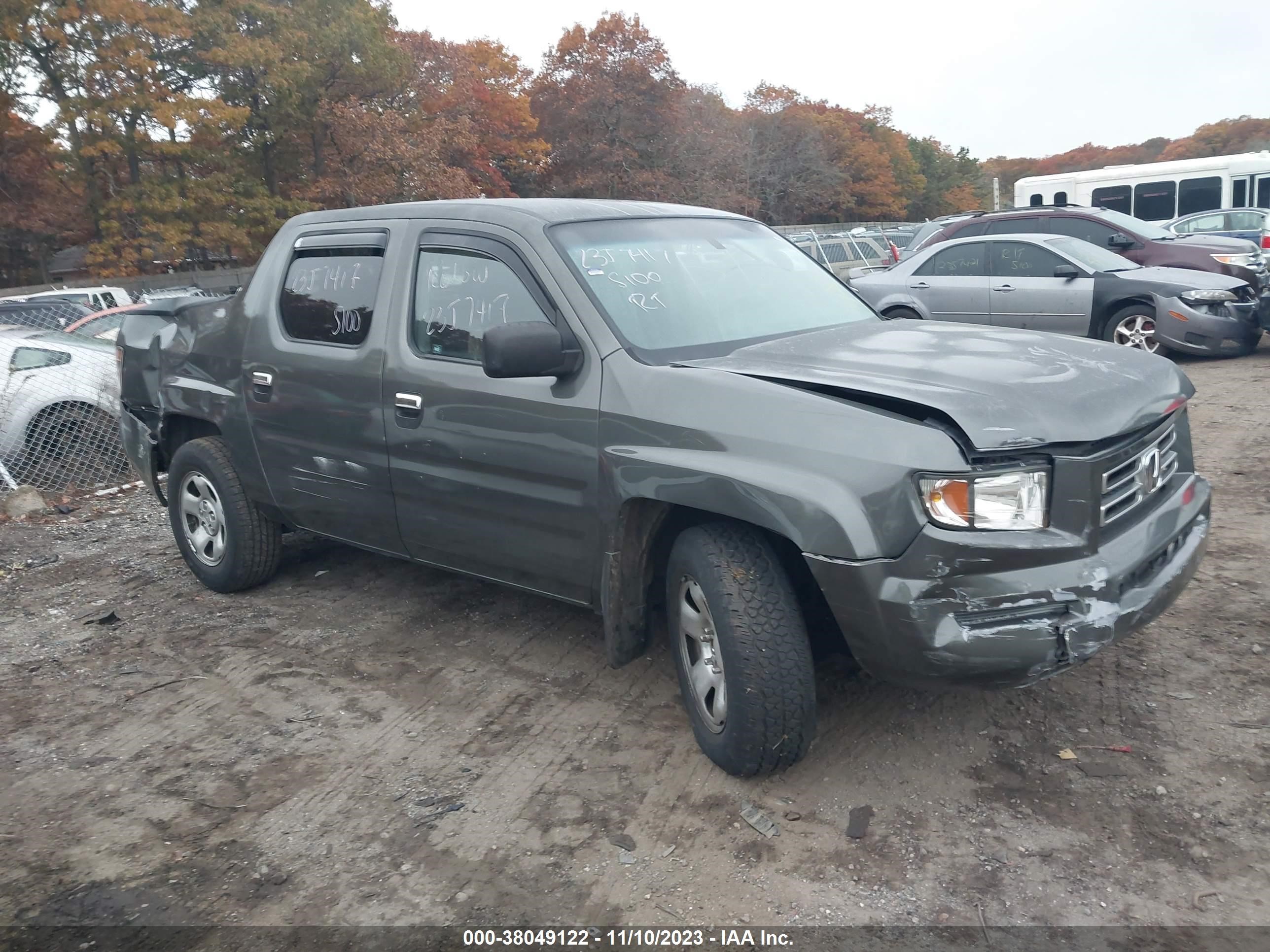 HONDA RIDGELINE 2007 2hjyk16217h525050