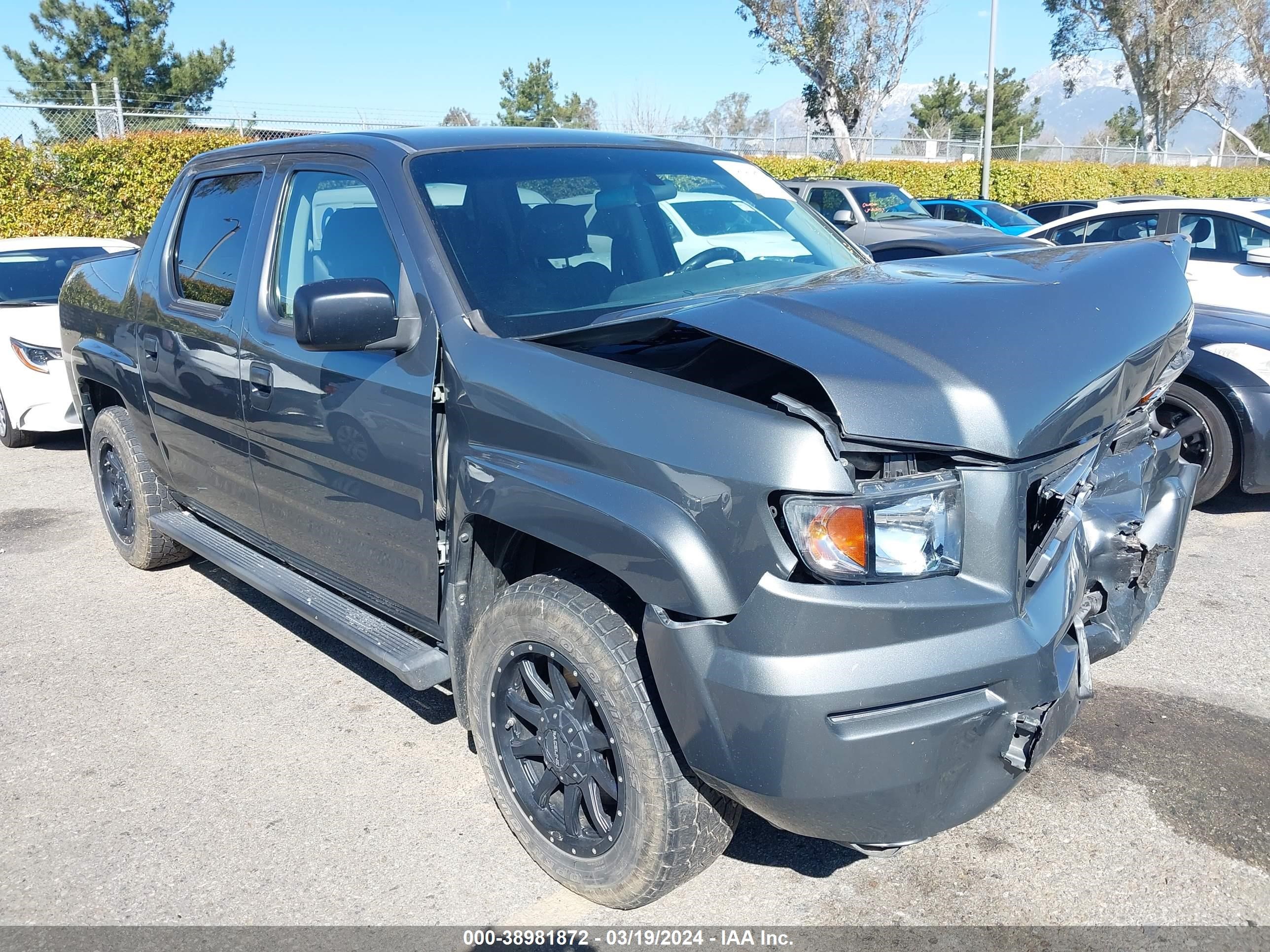 HONDA RIDGELINE 2008 2hjyk16218h513921