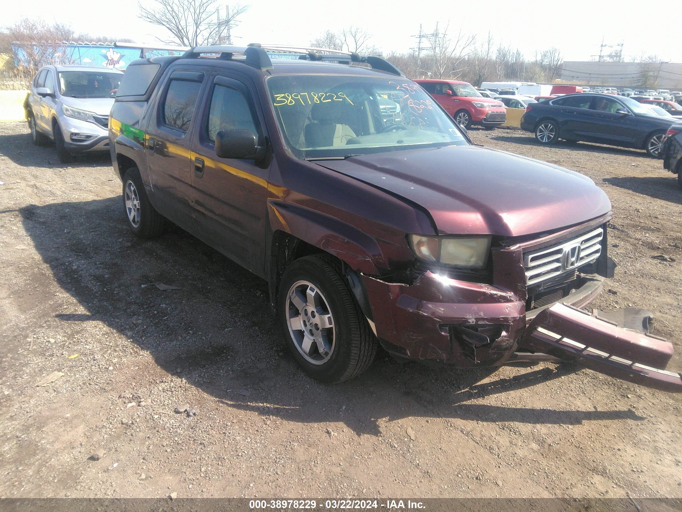 HONDA RIDGELINE 2008 2hjyk16238h527660