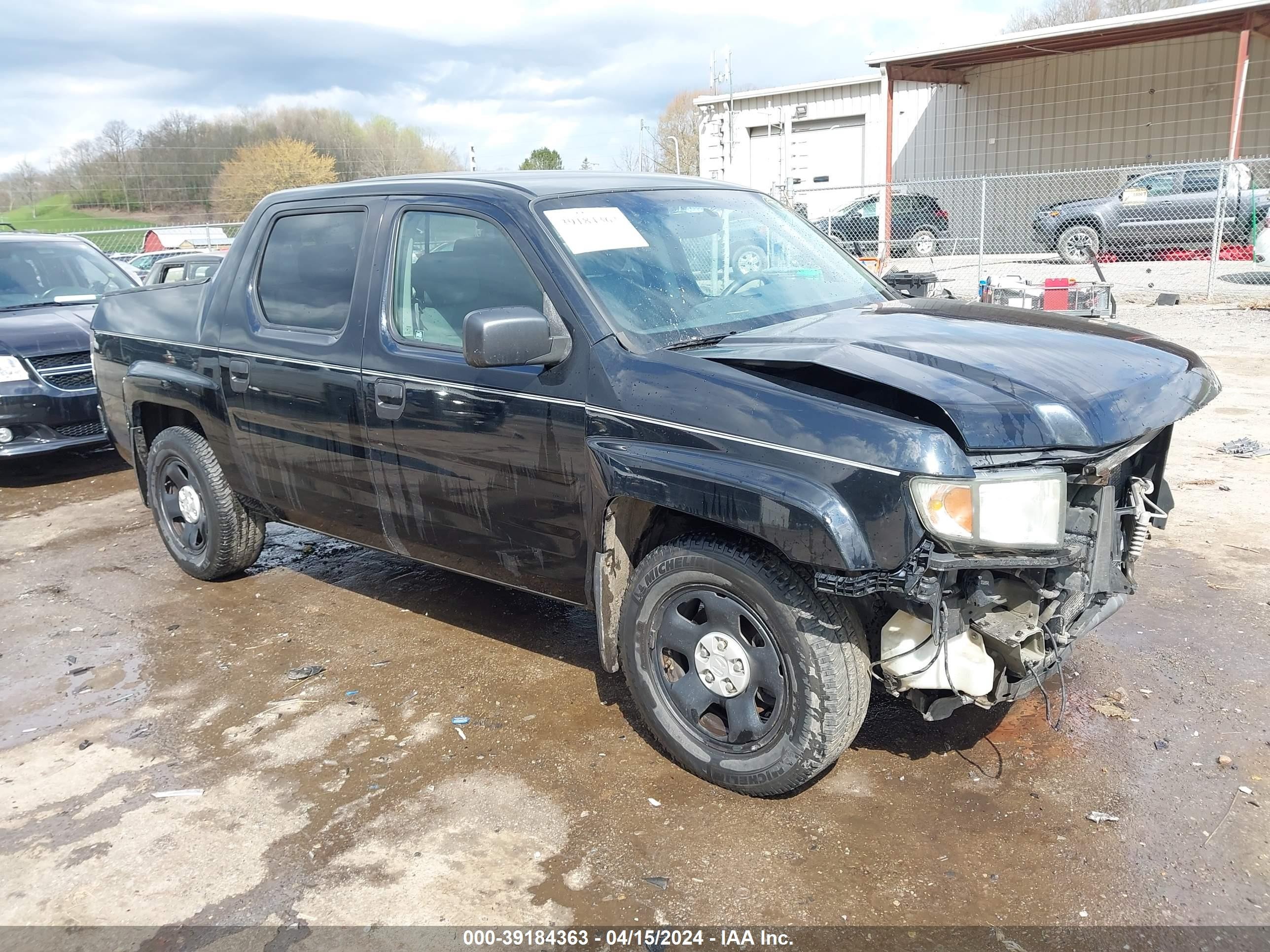 HONDA RIDGELINE 2007 2hjyk16257h510115