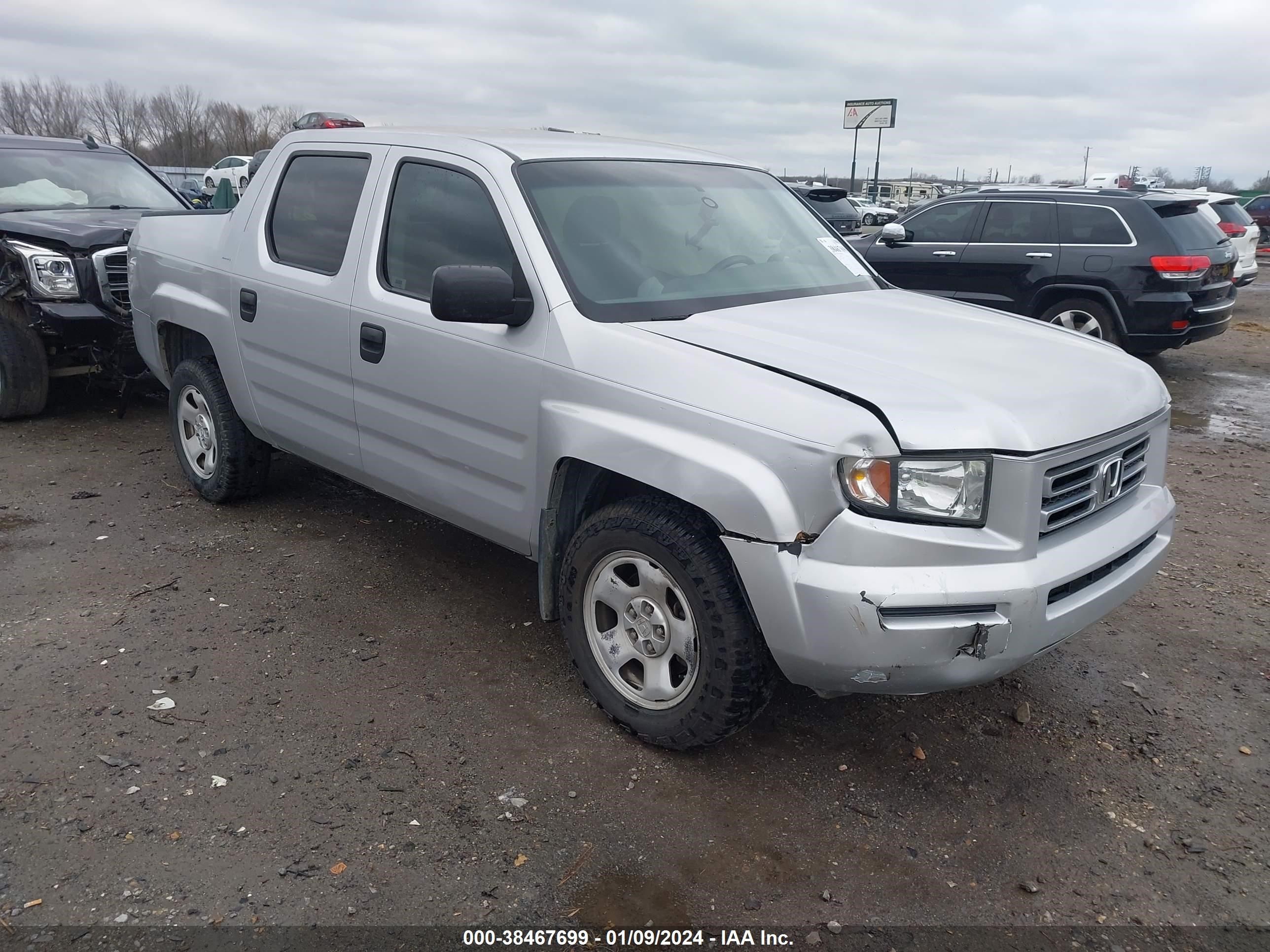 HONDA RIDGELINE 2007 2hjyk16267h514688