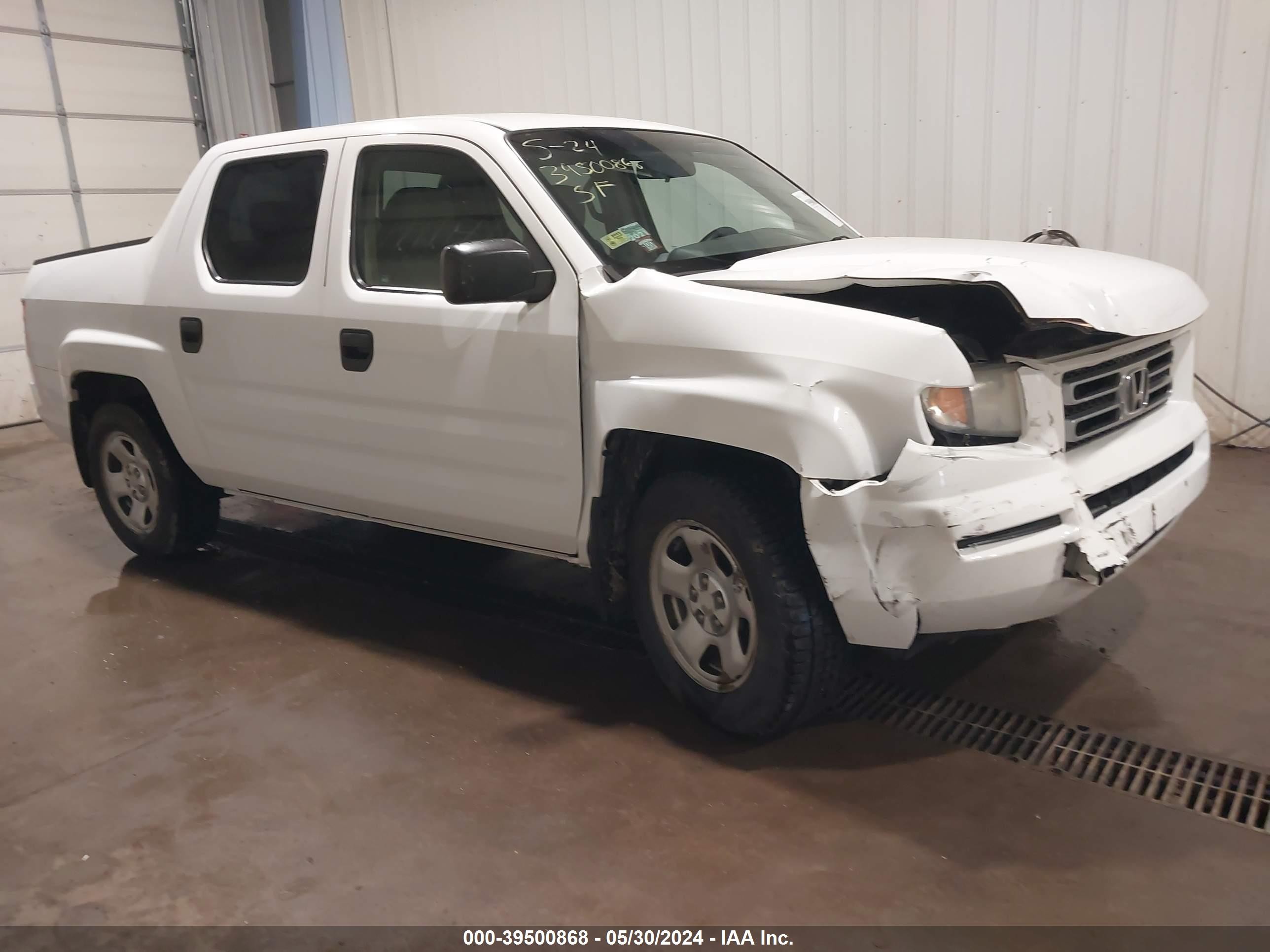 HONDA RIDGELINE 2007 2hjyk16287h518712