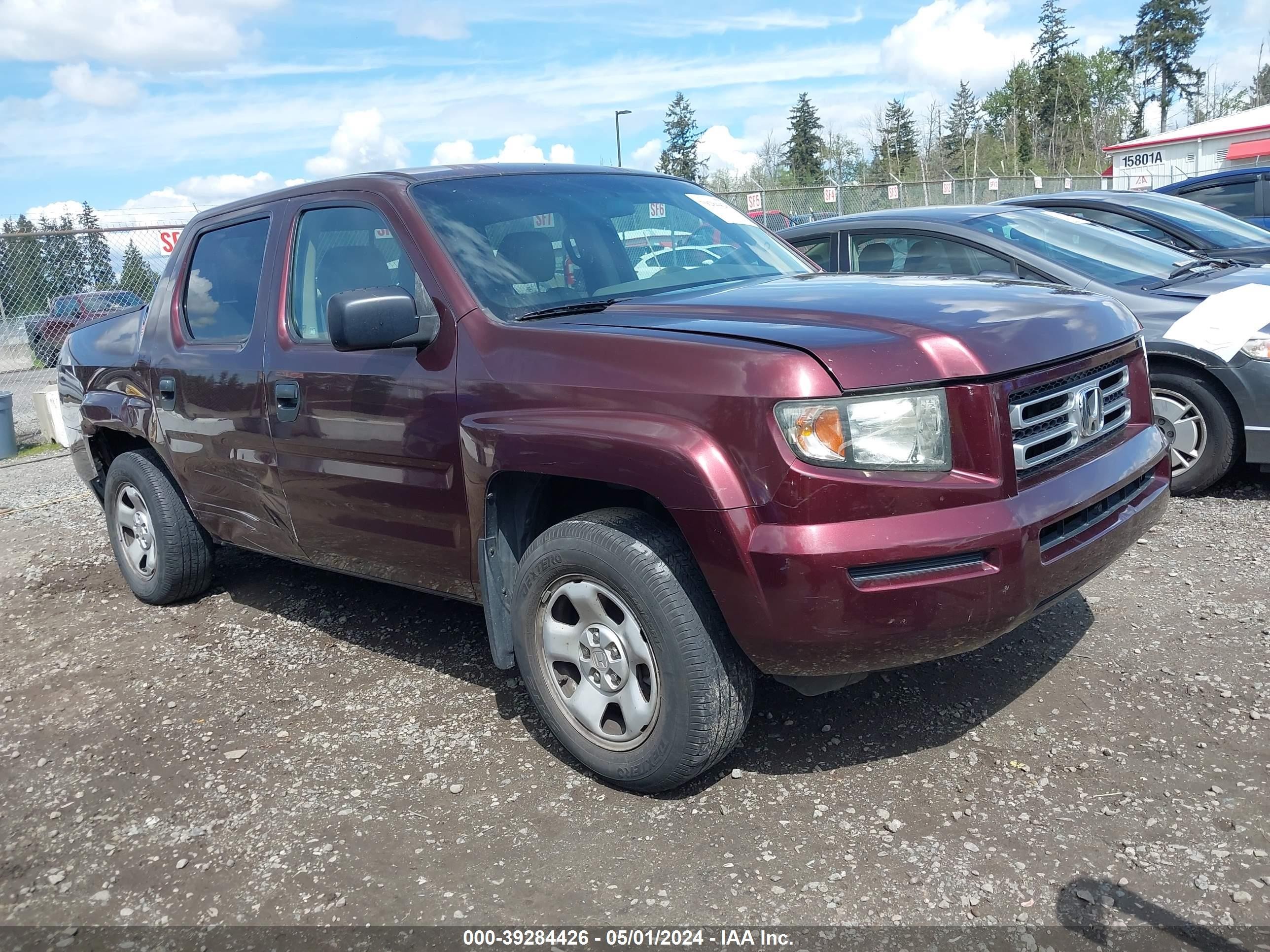 HONDA RIDGELINE 2008 2hjyk16298h502861