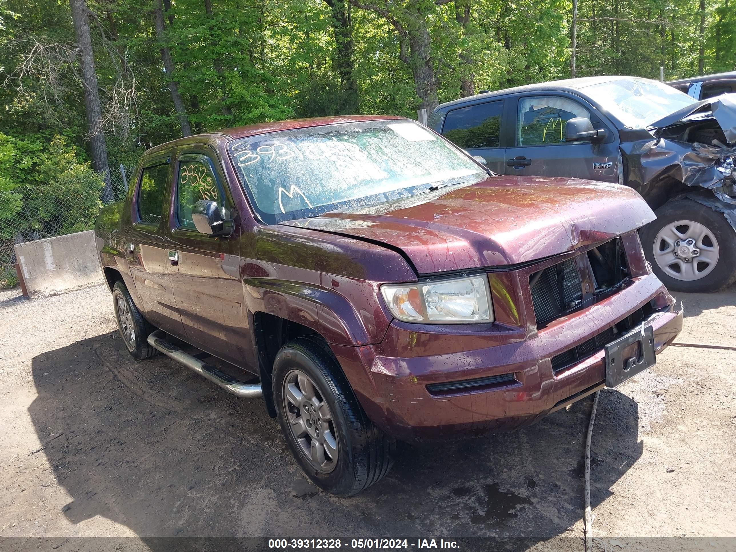 HONDA RIDGELINE 2008 2hjyk16338h504890